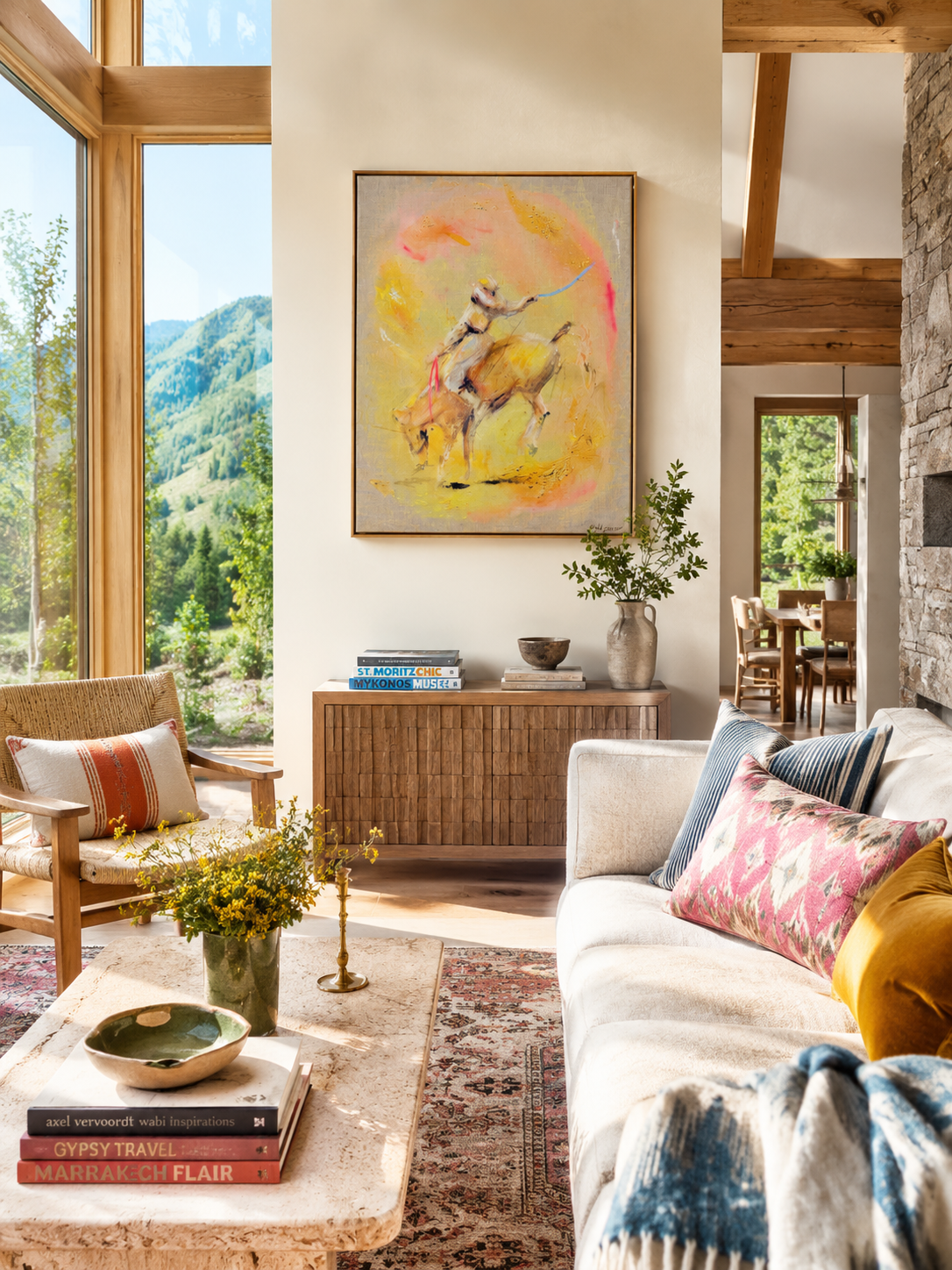 Abstract Art vs. Traditional Western Art: Different Ways of Experiencing Place