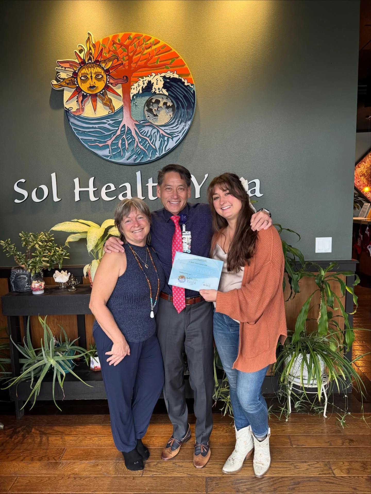 We had a very special visit from Katie and Dr. B from @lightdentalstudios . Their hearts are as bright as their smiles. We&rsquo;re so grateful for this Sound People recognition and to be part of such an uplifting community. Thank you for the collabo