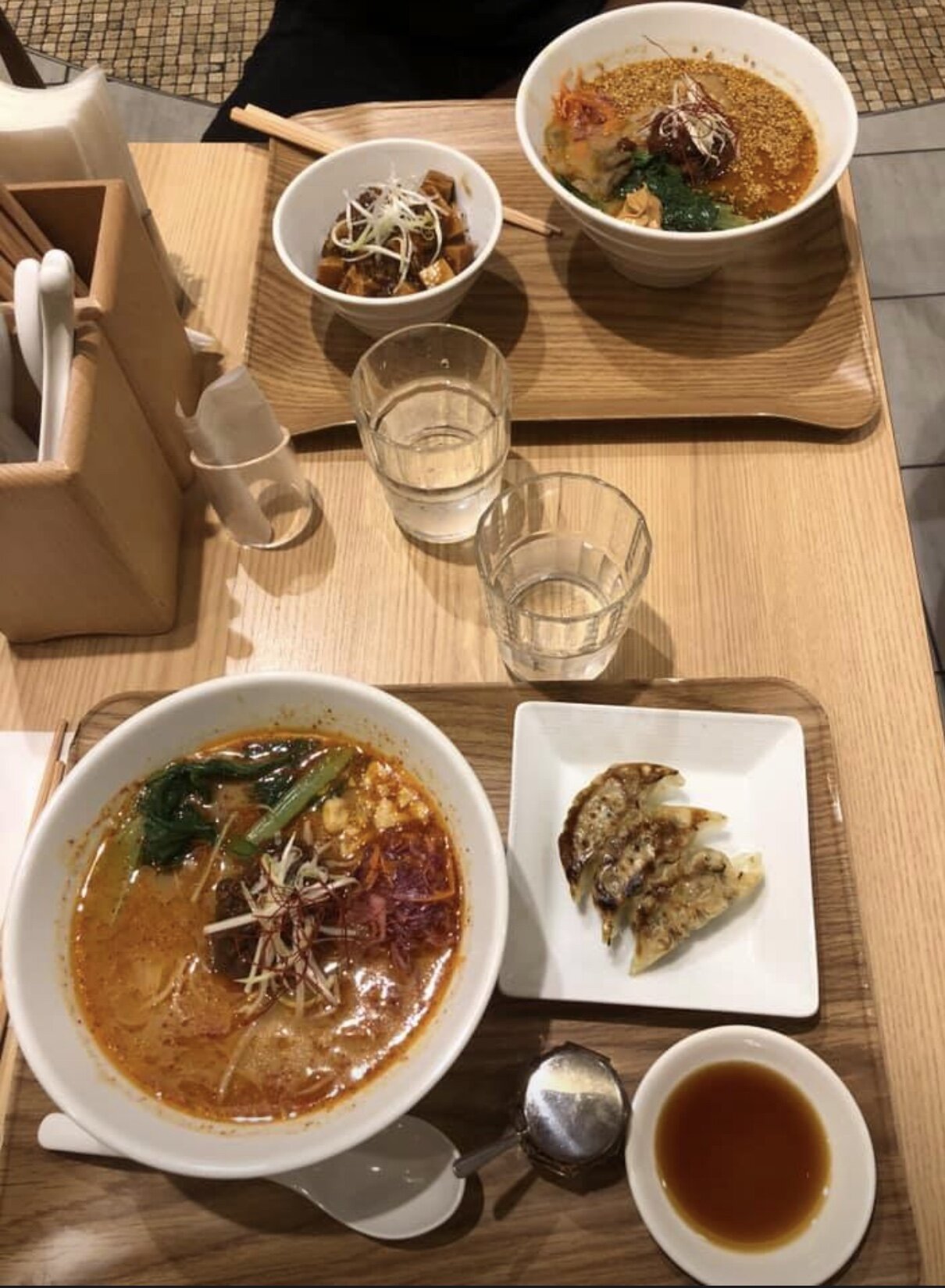 Vegetarian ramen in Japan