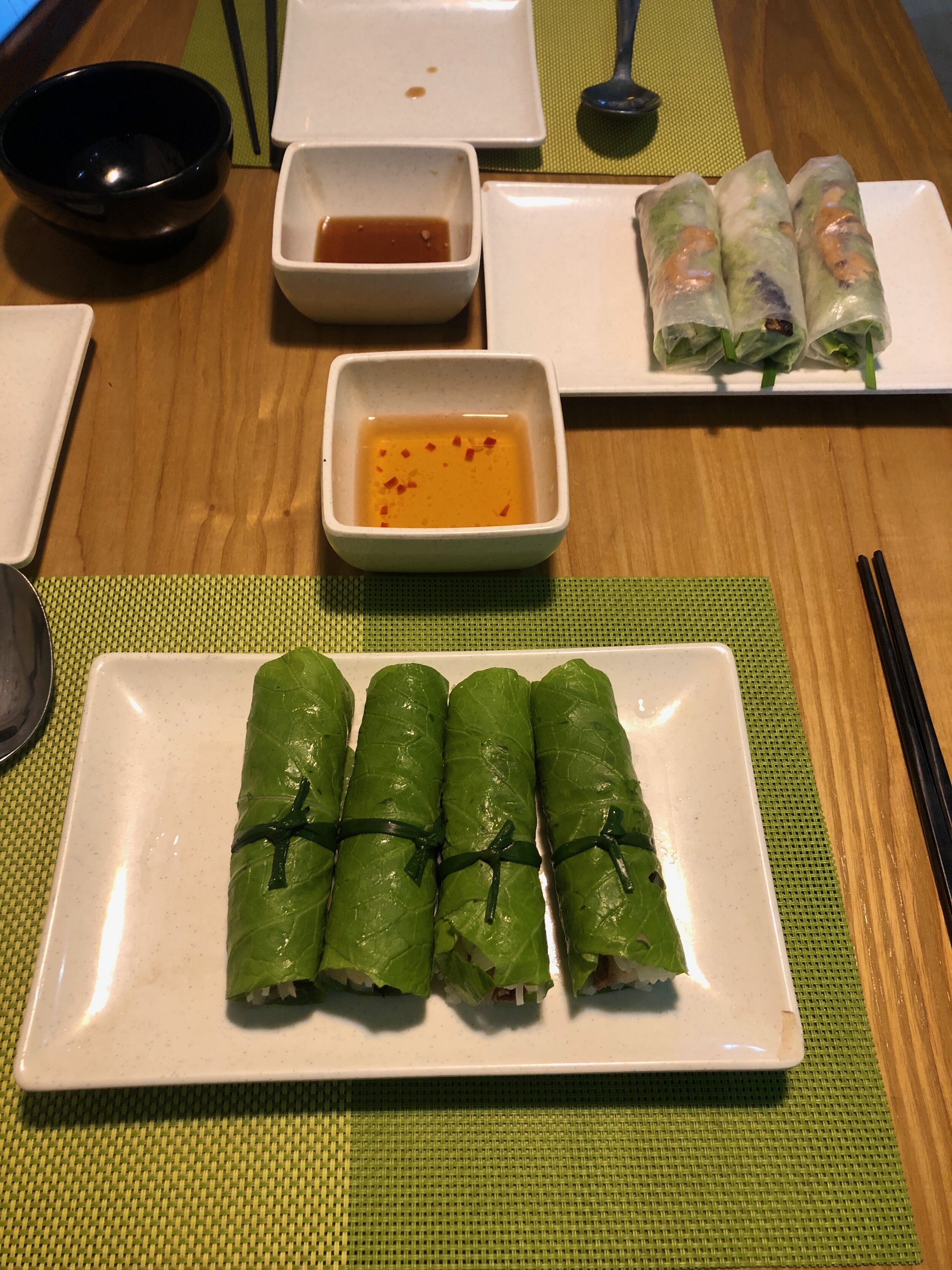 Summer rolls in Vietnam