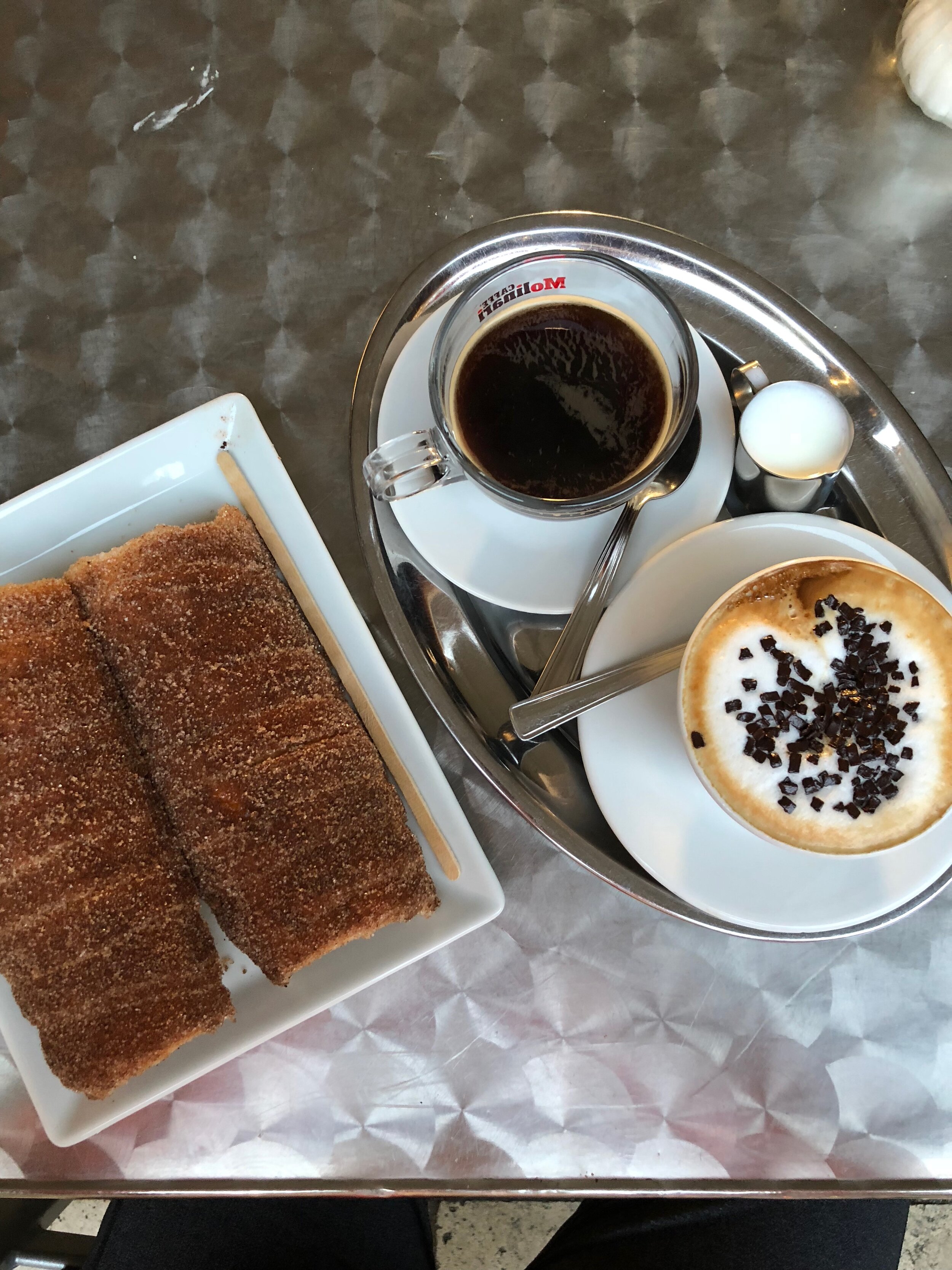 Kürtőskalács (chimney cake) in Budapest