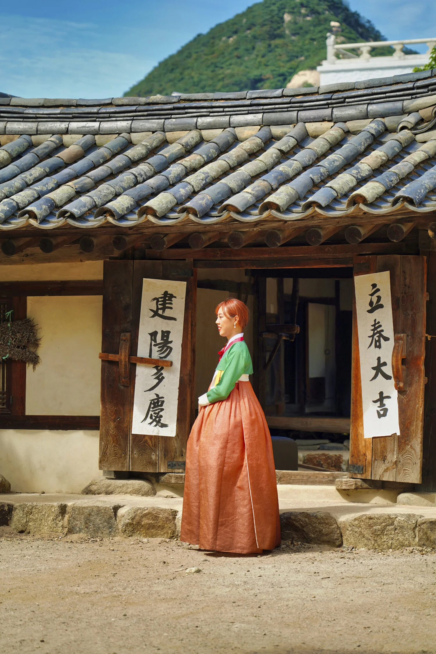 The traditional dresses you see many women wearing 