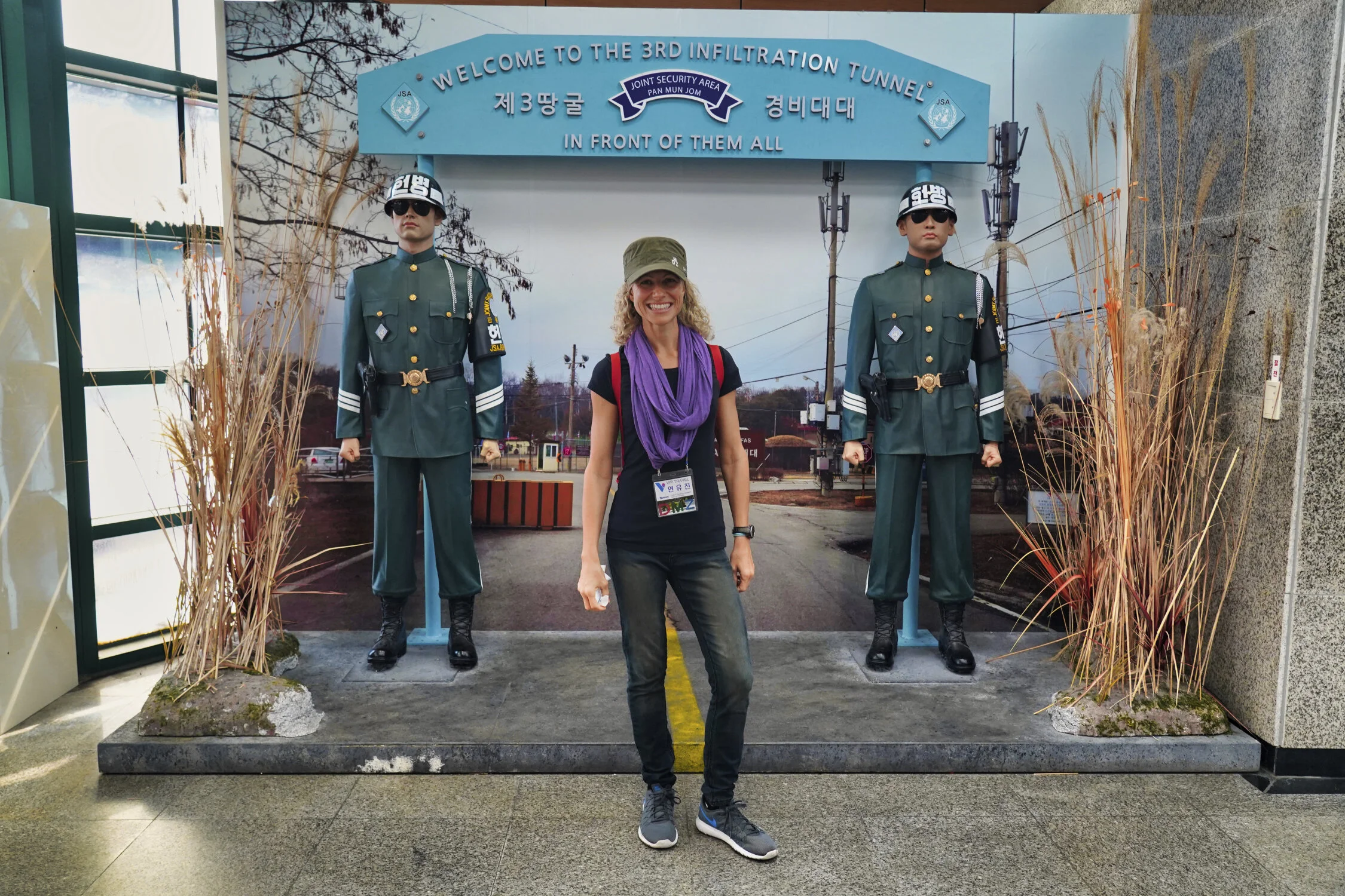 At the infiltration tunnel