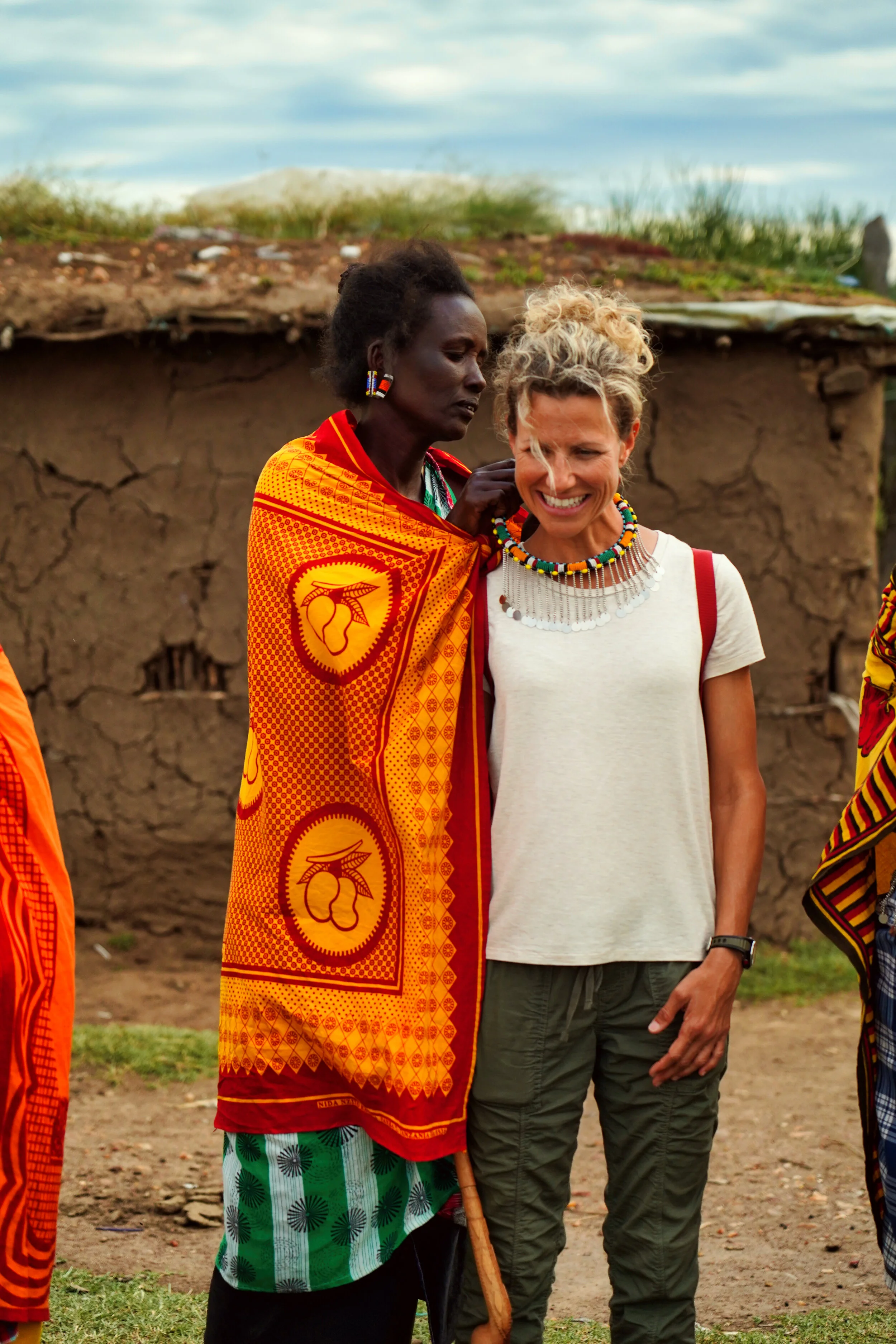 A beautiful handmade Maasai necklace