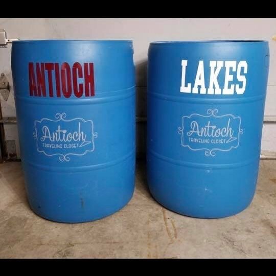 we don&rsquo;t just make custom shirts.. we make decals too! check out these cute ones made for the #lakesvsantioch game for the antioch traveling closet! #atc