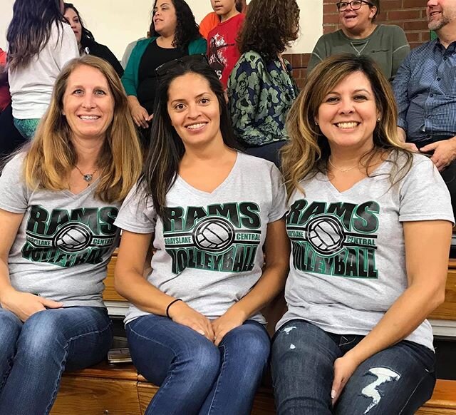 custom shirts for the volleyball moms of grayslake central!!
