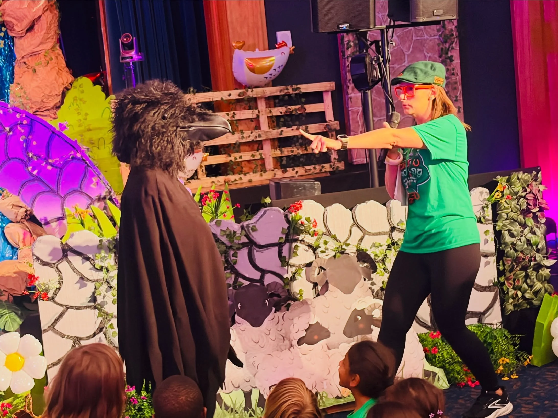 🐦&zwj;⬛ VBS DAY 4 🐦&zwj;⬛ 
&ldquo; Even when I walk through the valley of the shadow of death, I will fear no evil, for you are with me; your rod and your staff they comfort me.&rdquo; Psalm 23:4
Today the kids learned where to find peace in diffic