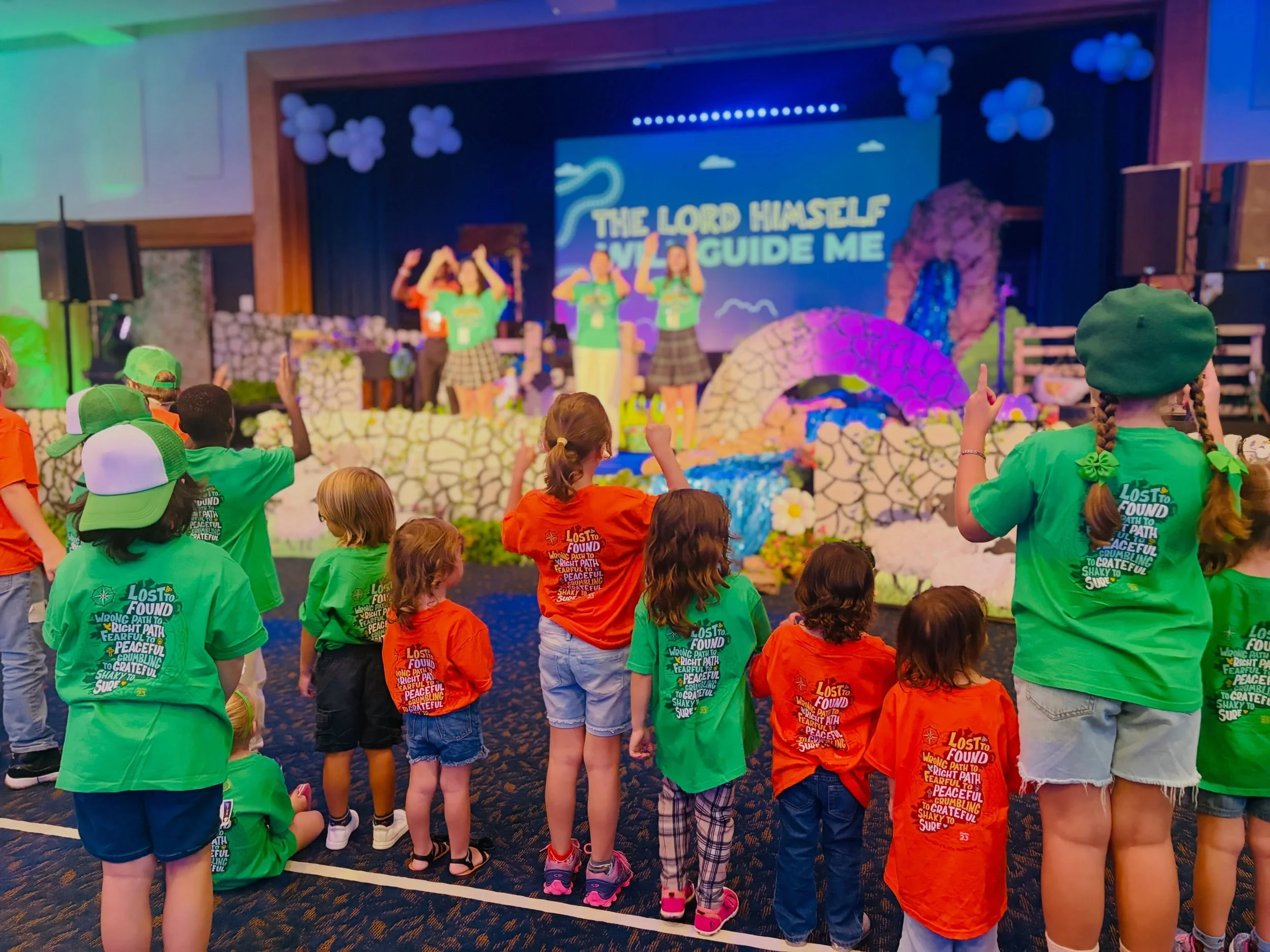 ☘️🐑 VBS DAY 1 🐑☘️ &ldquo;The Lord is my shepherd, I shall not want&rdquo; Palm 23:1. What a great VBS kick off. The kids are learning about their Great Shepherd through songs, crafts, science lessons, fun activities and wonderful Bible lessons. All