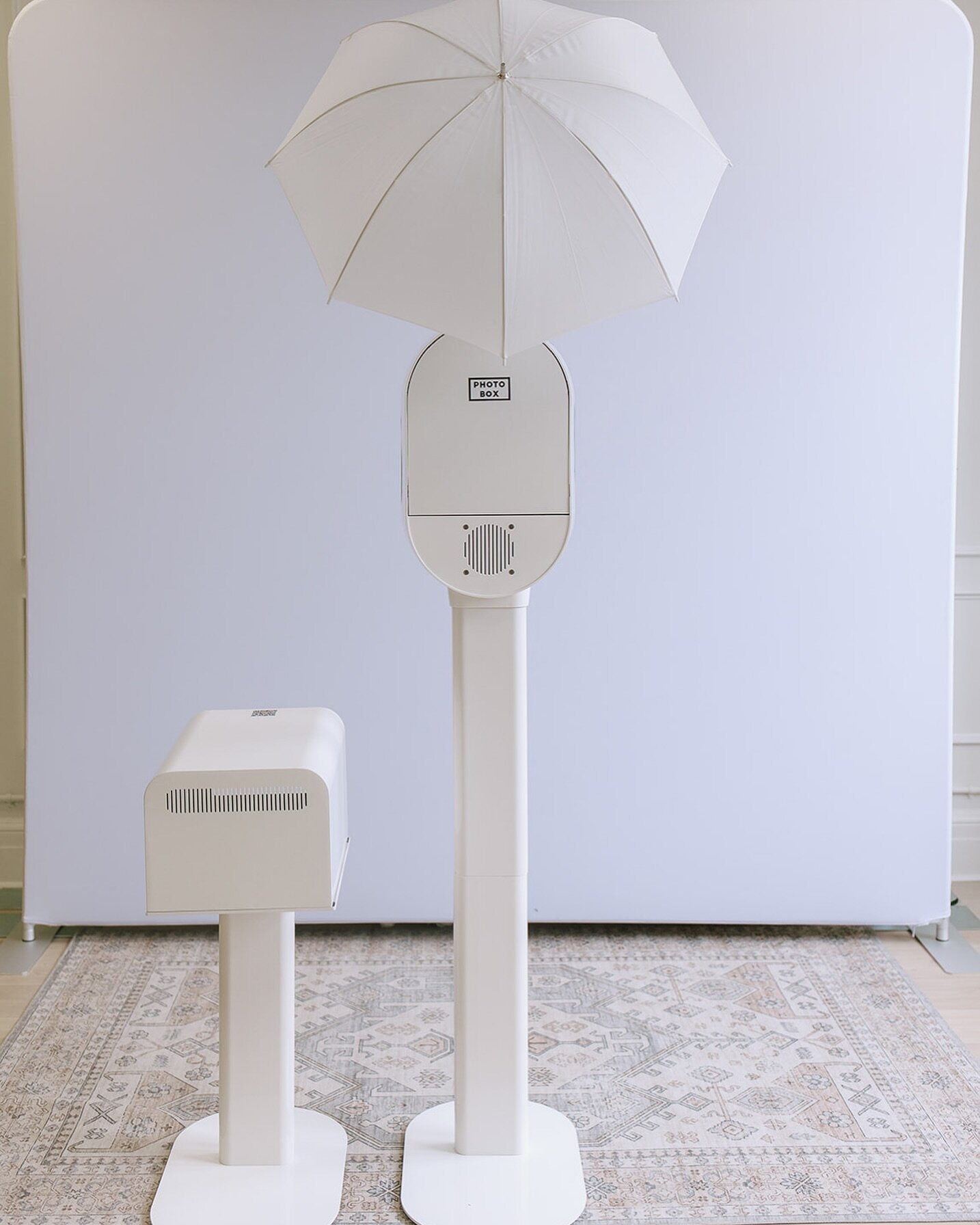 Our next booth in our lineup is the Studio booth. We&rsquo;d like to think of this one as our &ldquo;top of the line&rdquo; model. With a sleek, elegant form factor as well as its own matching printer stand, the Studio offers studio grade lighting, p