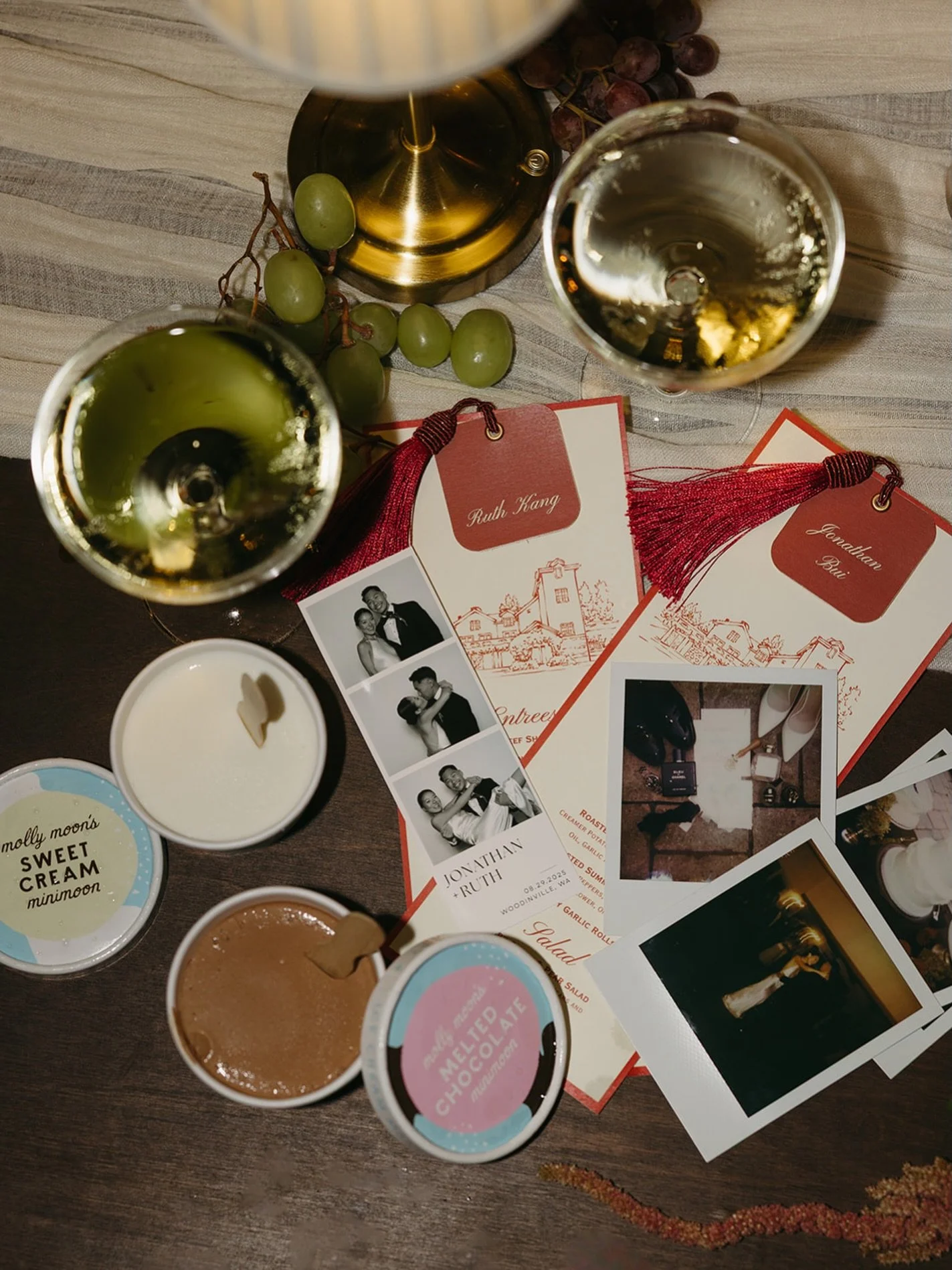 pieces of J &amp; R&rsquo;s reception ✨

photography | @inde_photography
florist | @lillers.co
venue | @chateaulill
photo booth | @photobox.seattle
caterer | @alexascafeandcatering
cake | @seatownsweets
dj | @acechico
rentals | @cortpartyrental
weddi