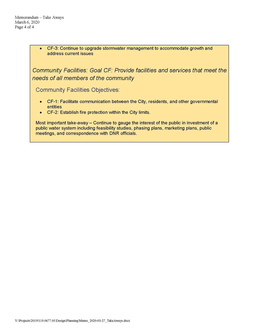 City of Walford Comprehensive Plan — WALFORD IOWA