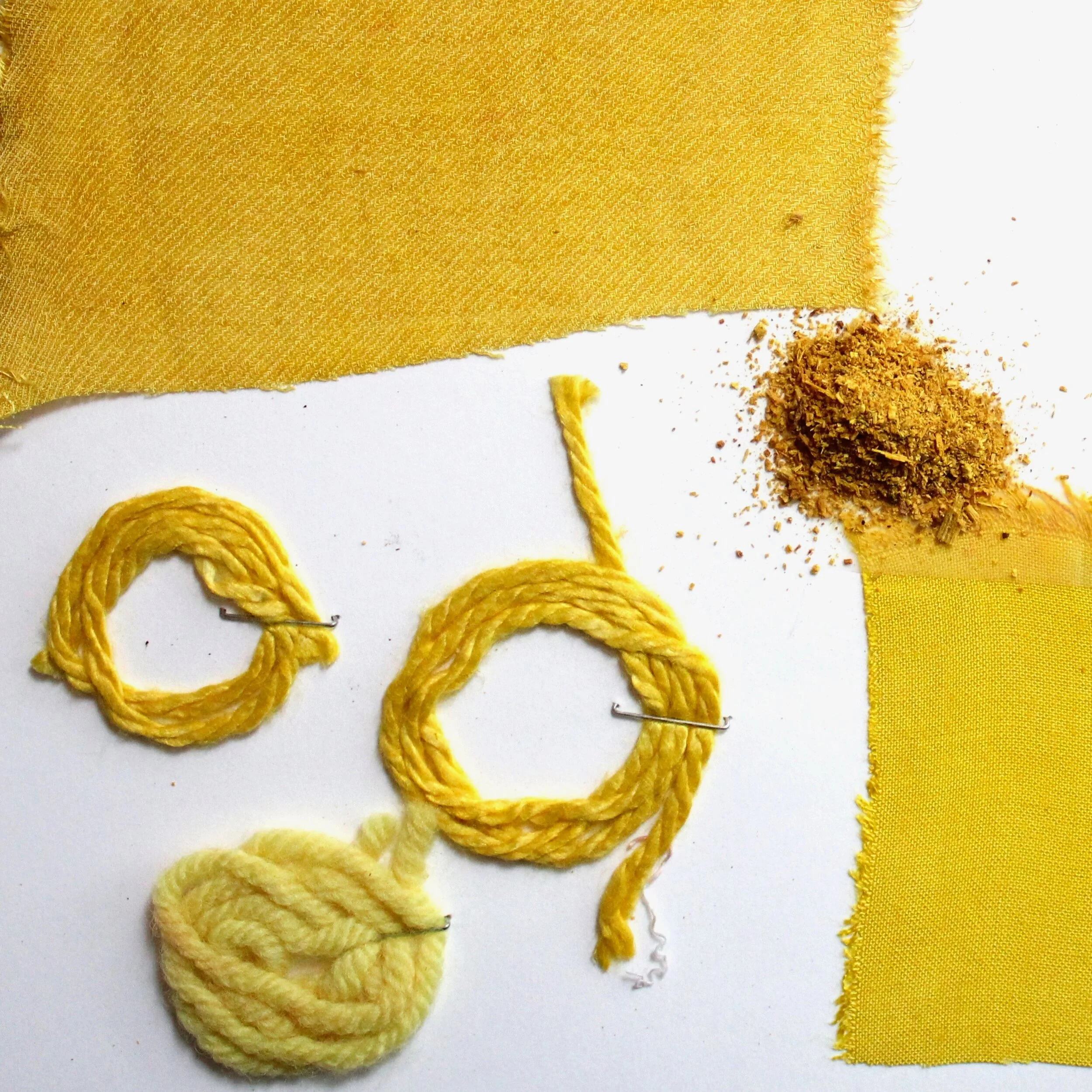 OsageOsage dye comes from the heartwood of the Osage Orange tree. It is a lightfast sunny yellow dye.