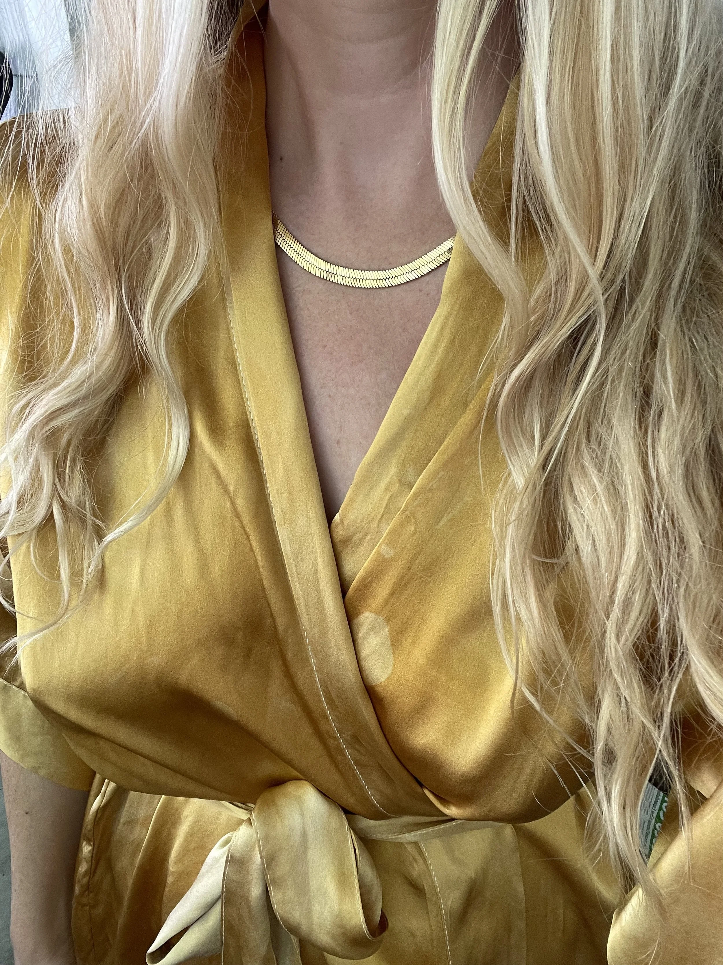 Gold Silk Robe
