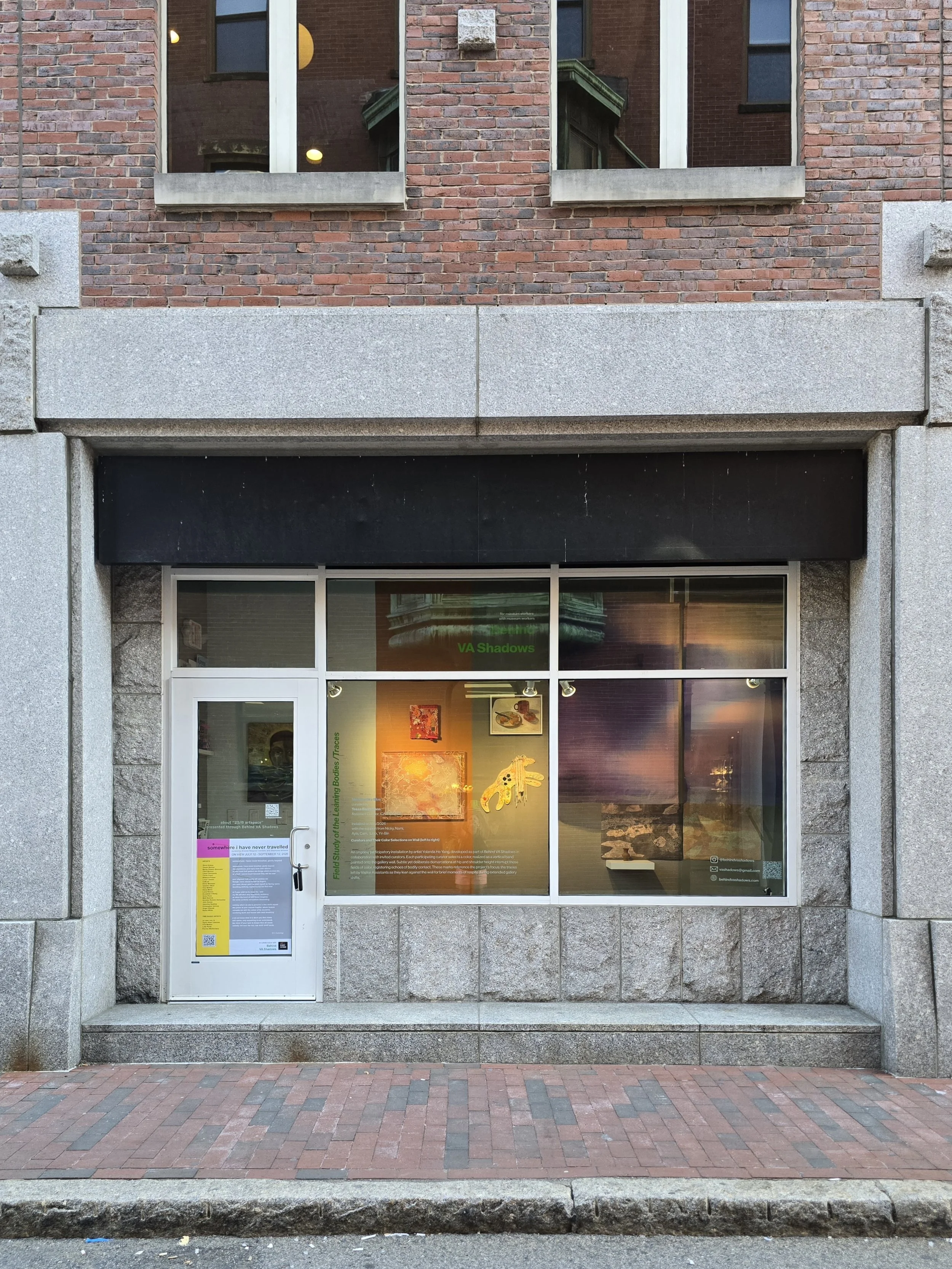 Behind VA Shadows x Art + Everywhere Curated by Brenda Melgoza Ciardiello