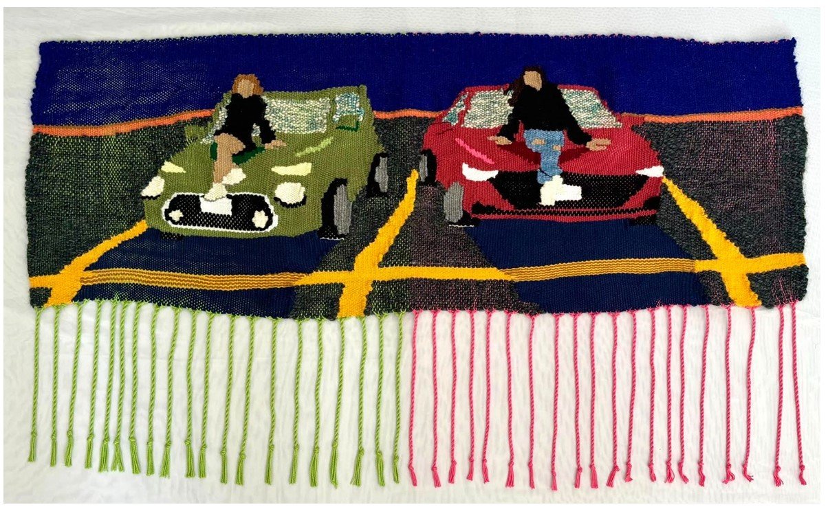 Annabelle Louisa O'Reilly
Parking lot Skies, 2025
Tapestry Weaving / Yarn
41 x 24 inches
NFS
WeavabelleLouisa@gmail.com
