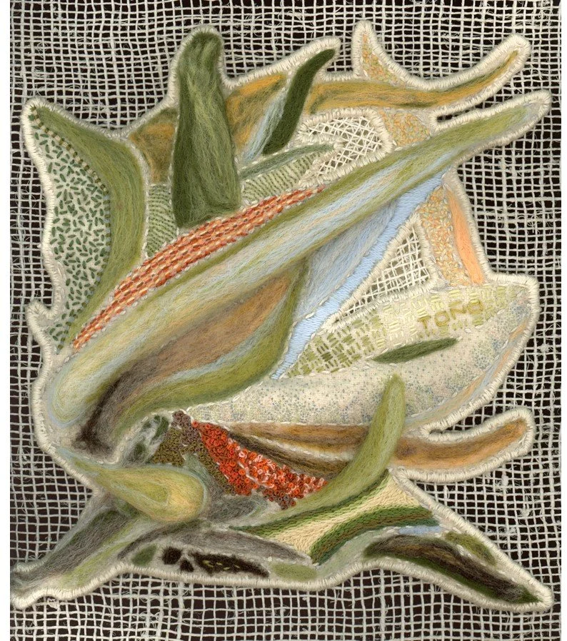 Annabel Romero
Ixtle, 2025
Thread on wool and ixtle (agave) fibers 
9 x 9 x 0.5 in 
NFS
e-mail for inquiries: annabel.rohe@gmail.com