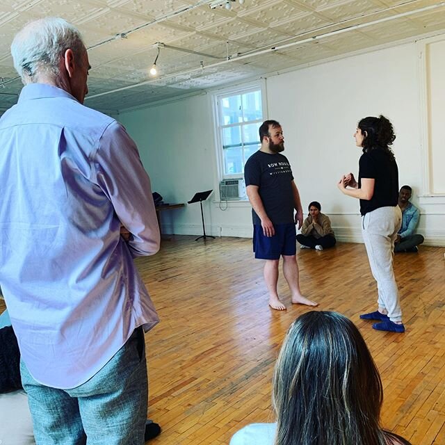 We&rsquo;re off on our 40 hour journey with master teacher, Jim Calder! Physical scene study intensive, with heightened text, games, and physical rehearsal process. We are finding our limits and pushing against them!
.
What is the difference between 