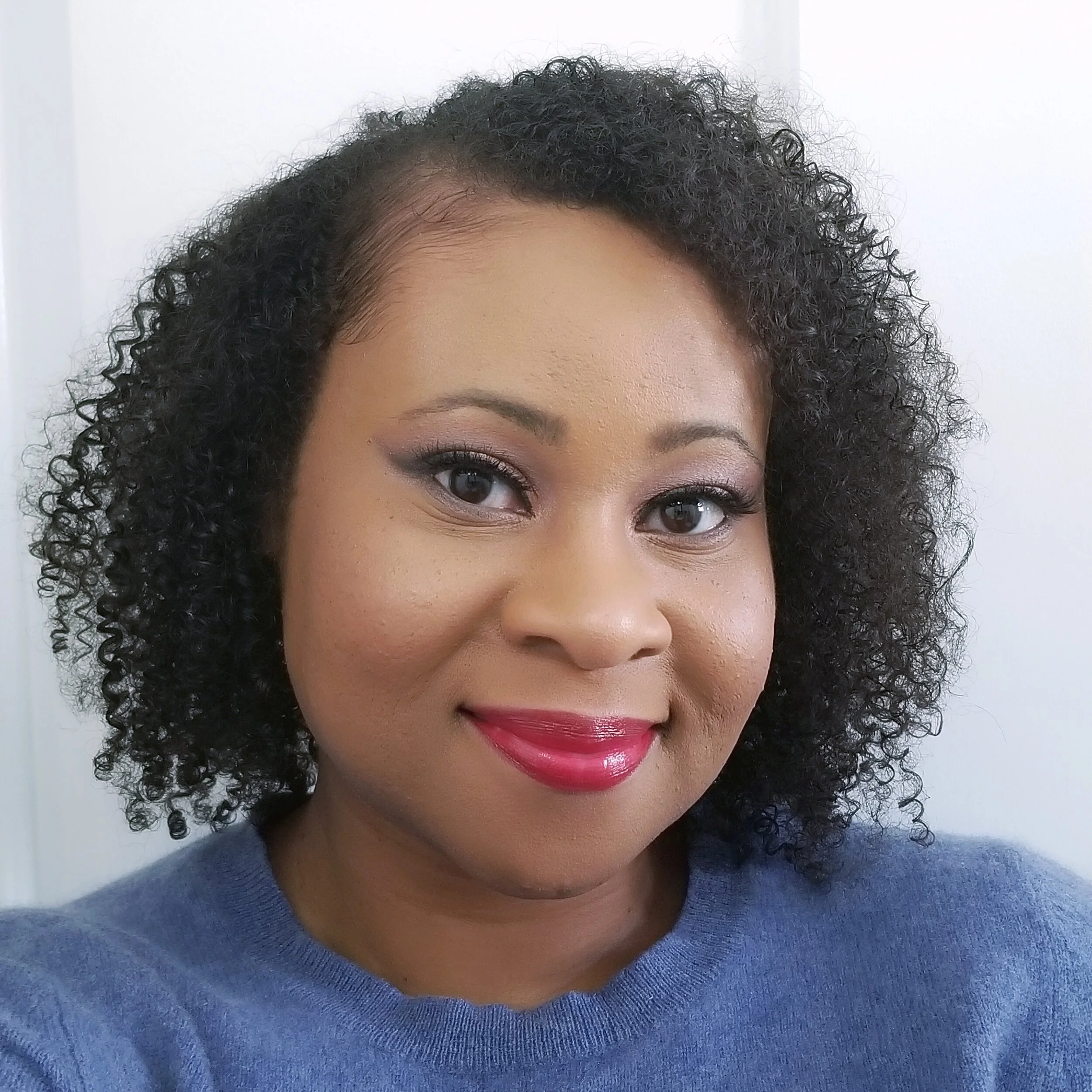 Full Face w/Plum and Shimmer Cut Crease