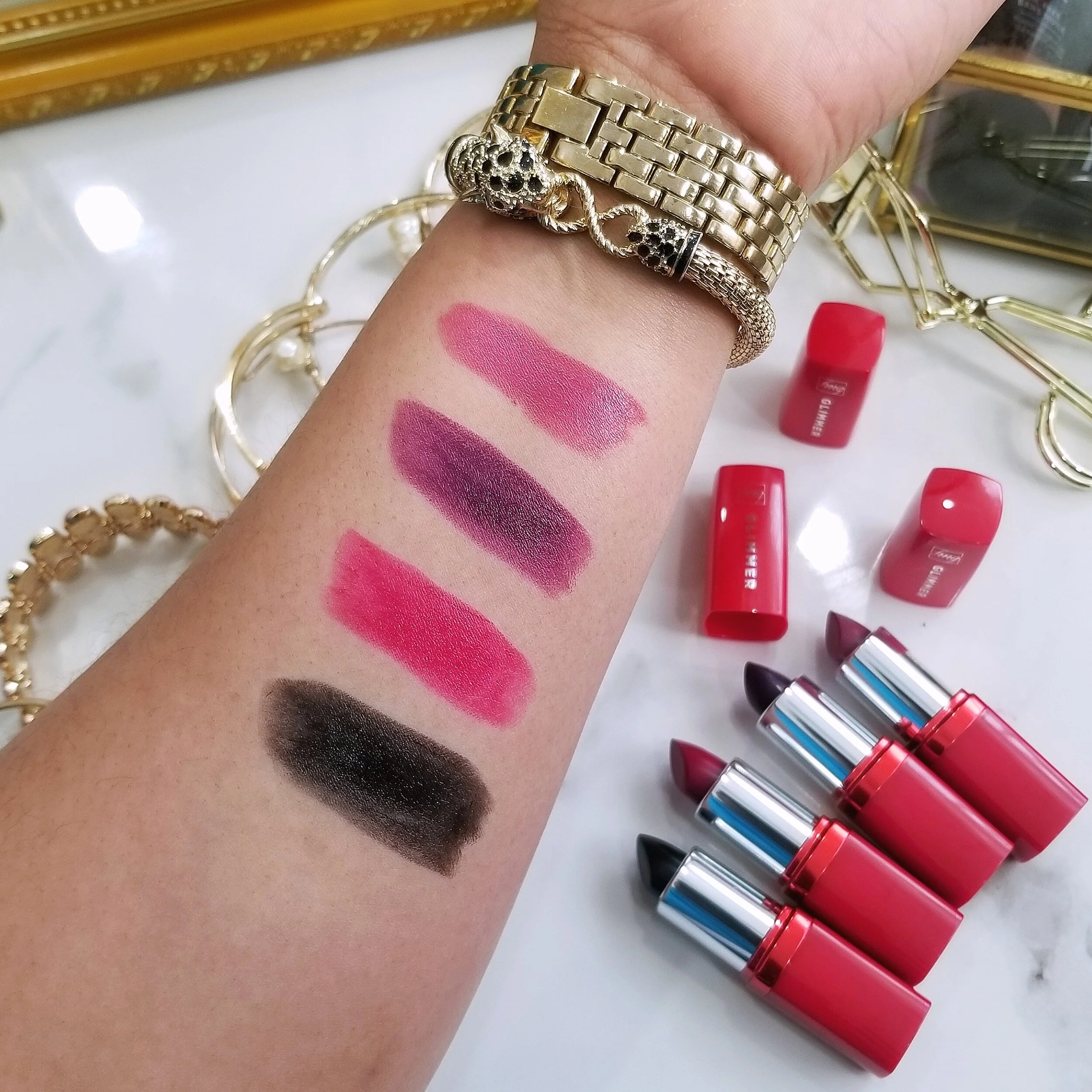 FMG Glimmer Satin Lipstick