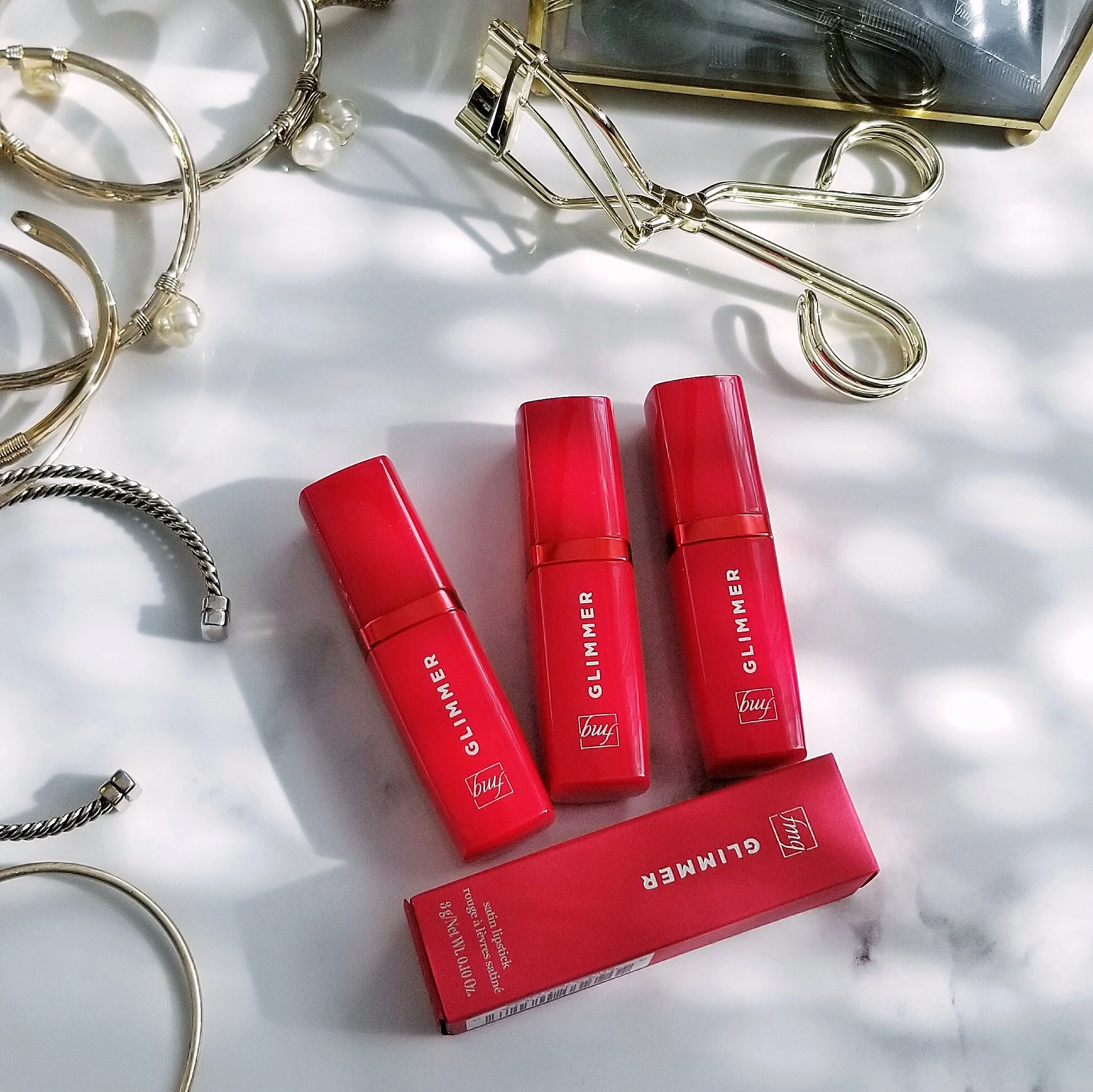 FMG Glimmer Satin Lipstick haul