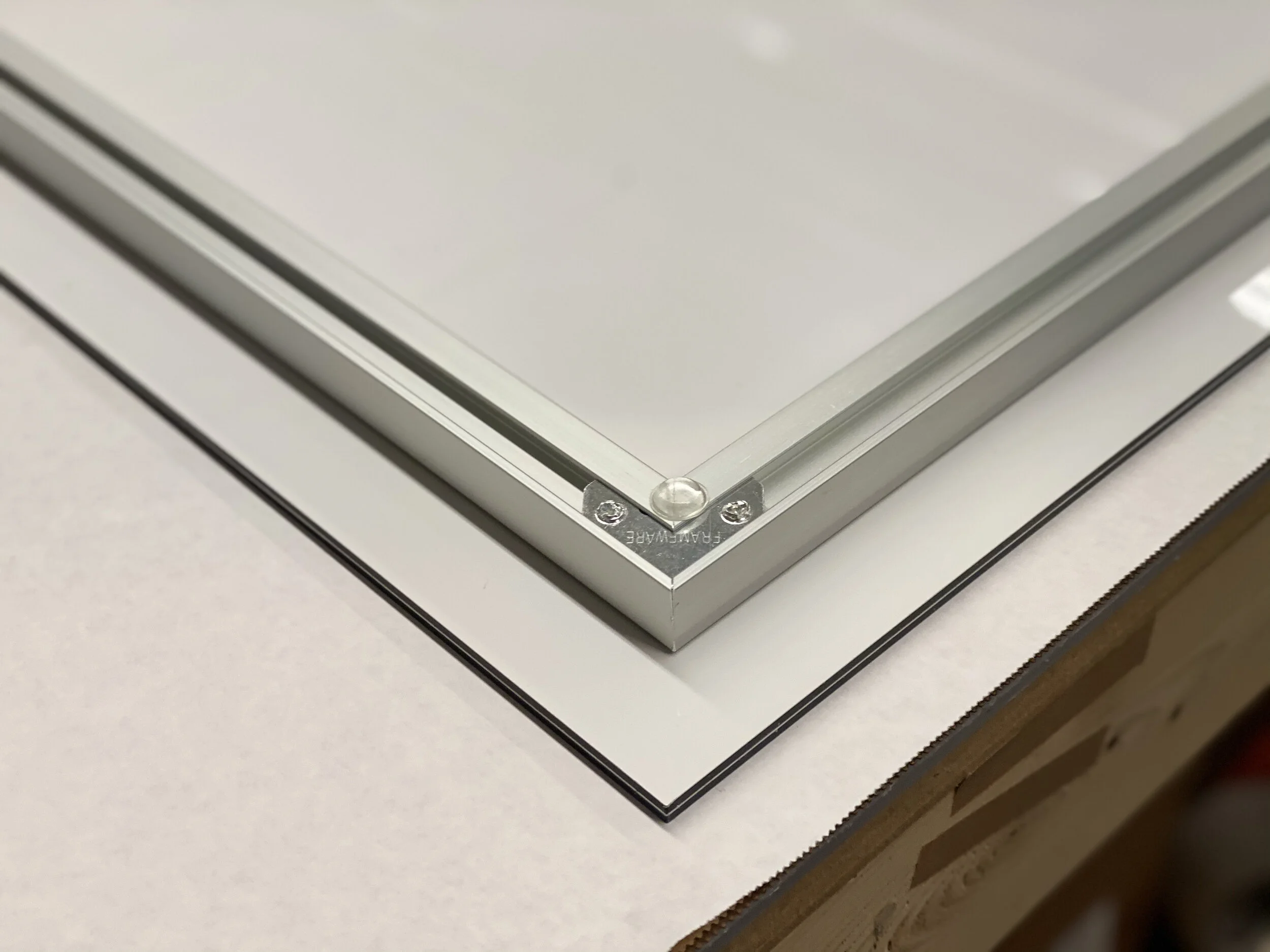 Acrylic Face Mount Back View