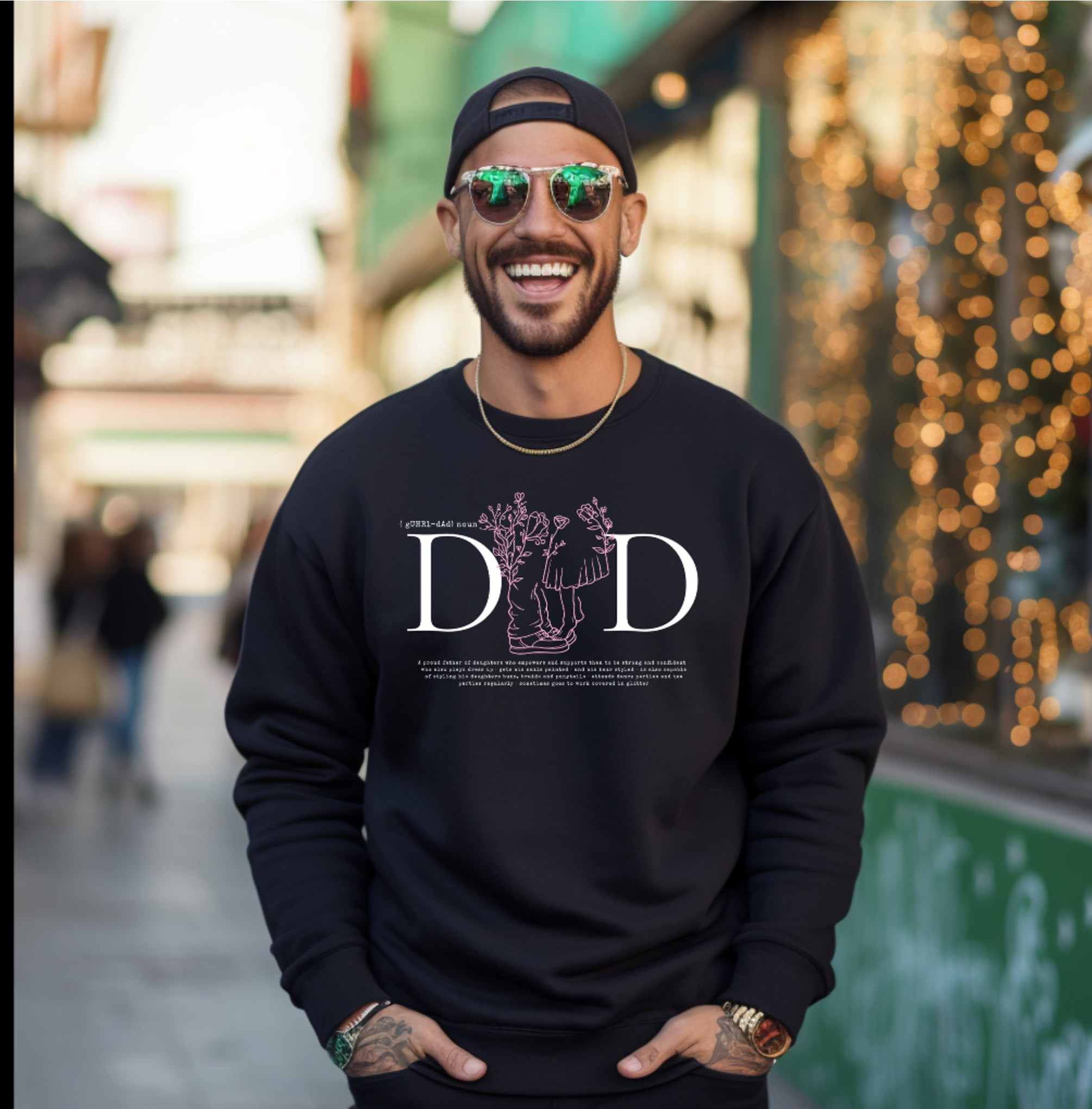 Dad Sweatshirt Gift from Daughter Meaningful Father’s Day Apparel