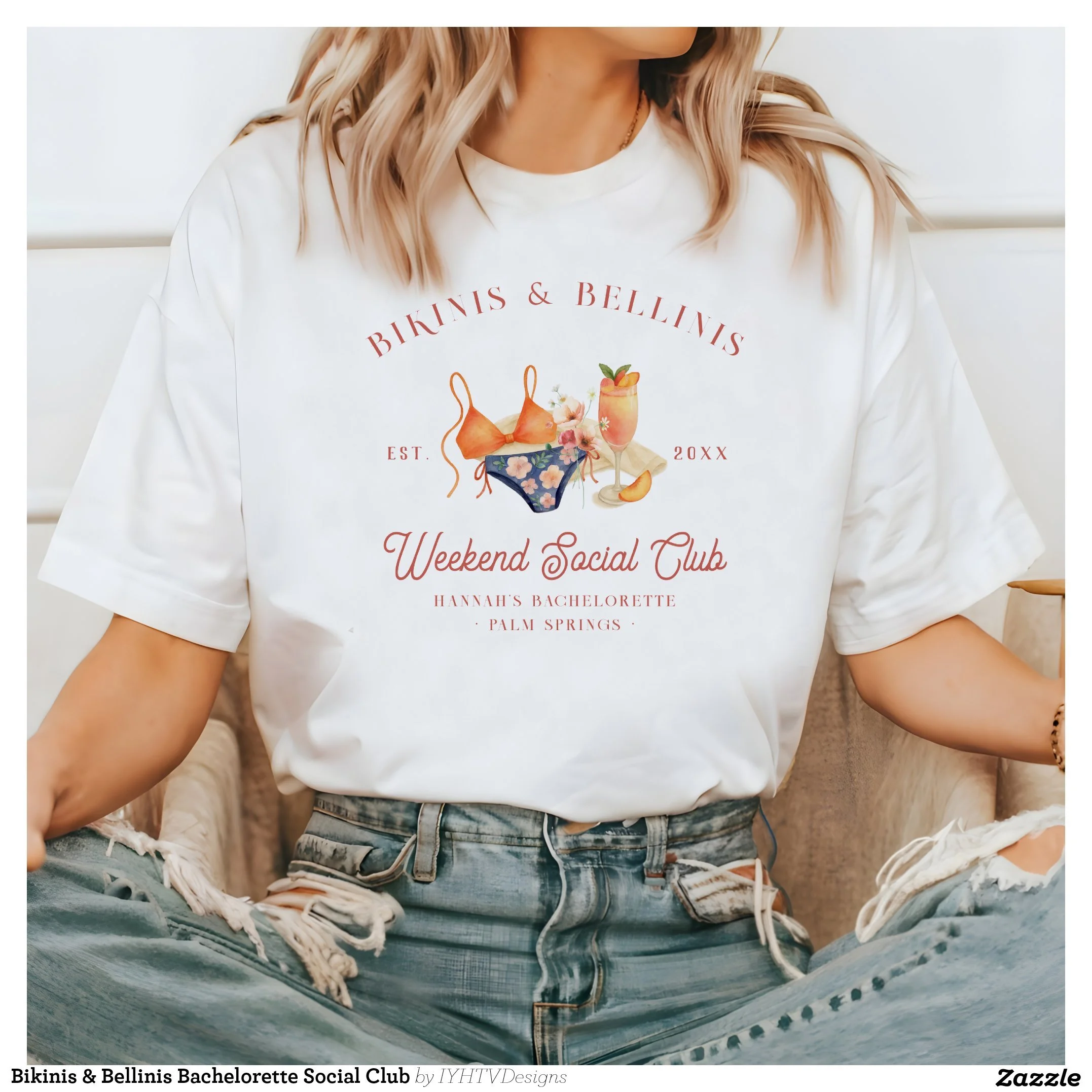Bikinis &amp; Bellinis Bachelorette Party T-Shirt