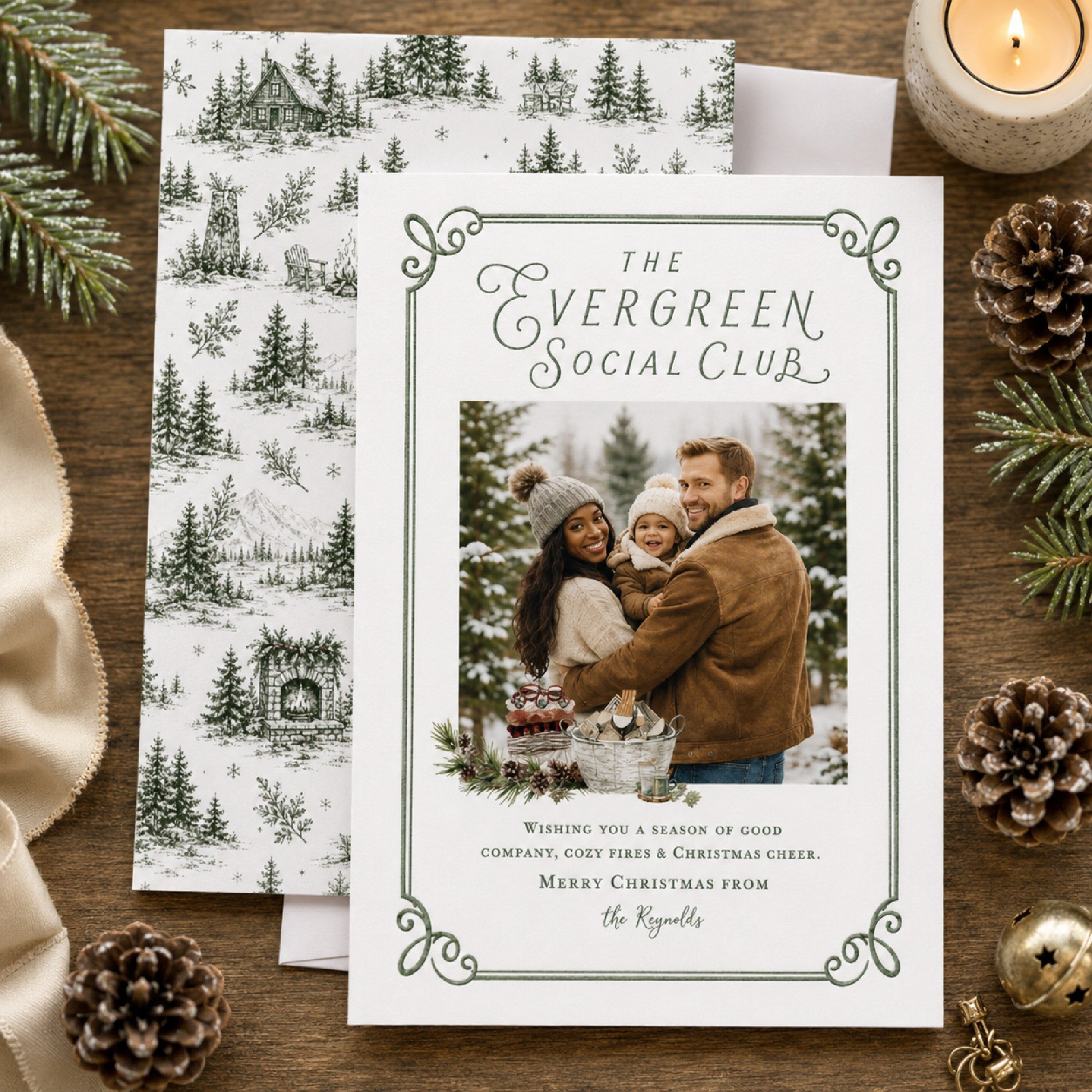 The Evergreen Social Club has officially begun. 🌲

I know it&rsquo;s September, but apparently my brain has already moved on to frosted evergreens, mugs of cocoa, candlelight, old books, cozy fires and all the little things that make Christmas feel 