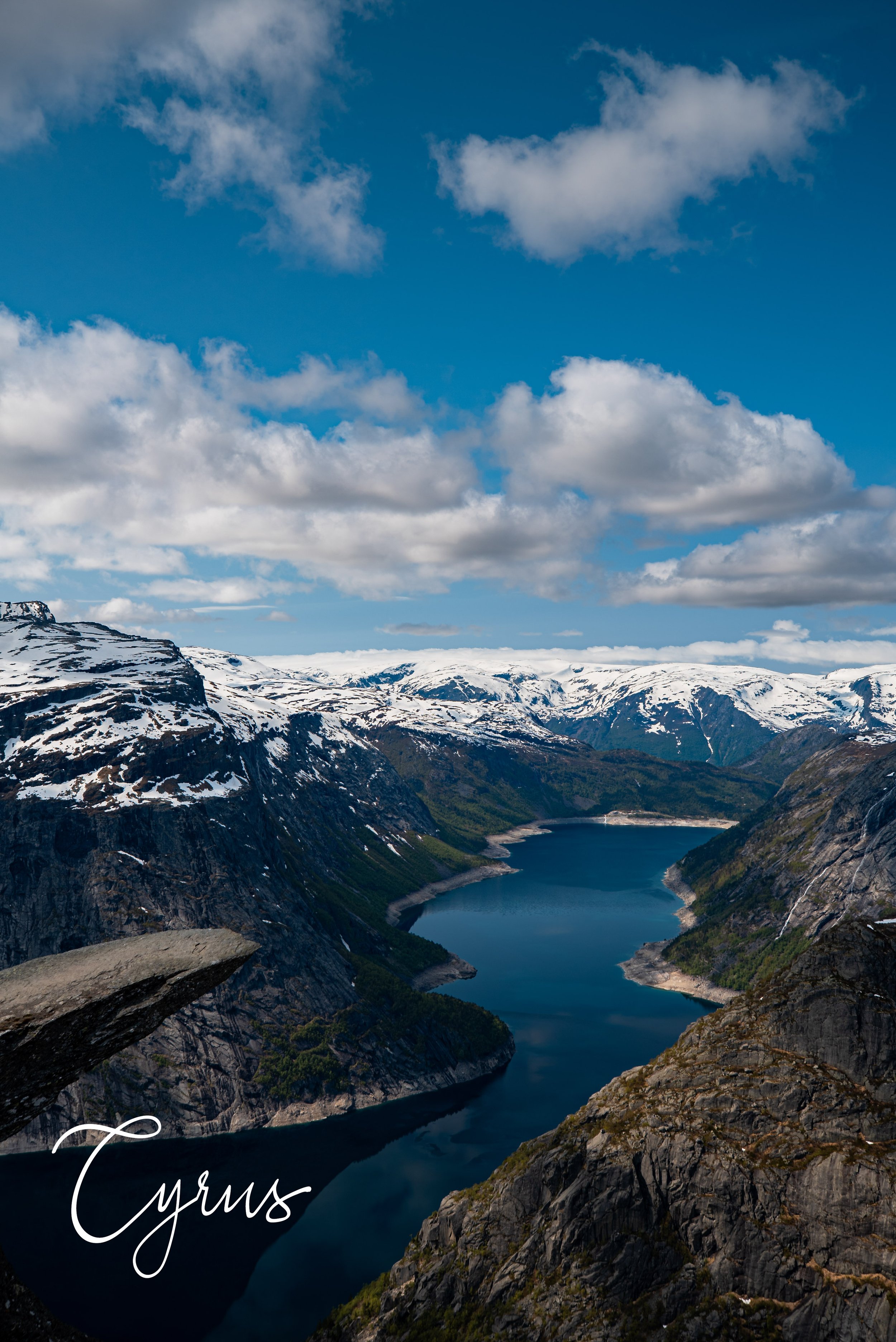 Edge of Trolltunga - Trolltunga, Norway