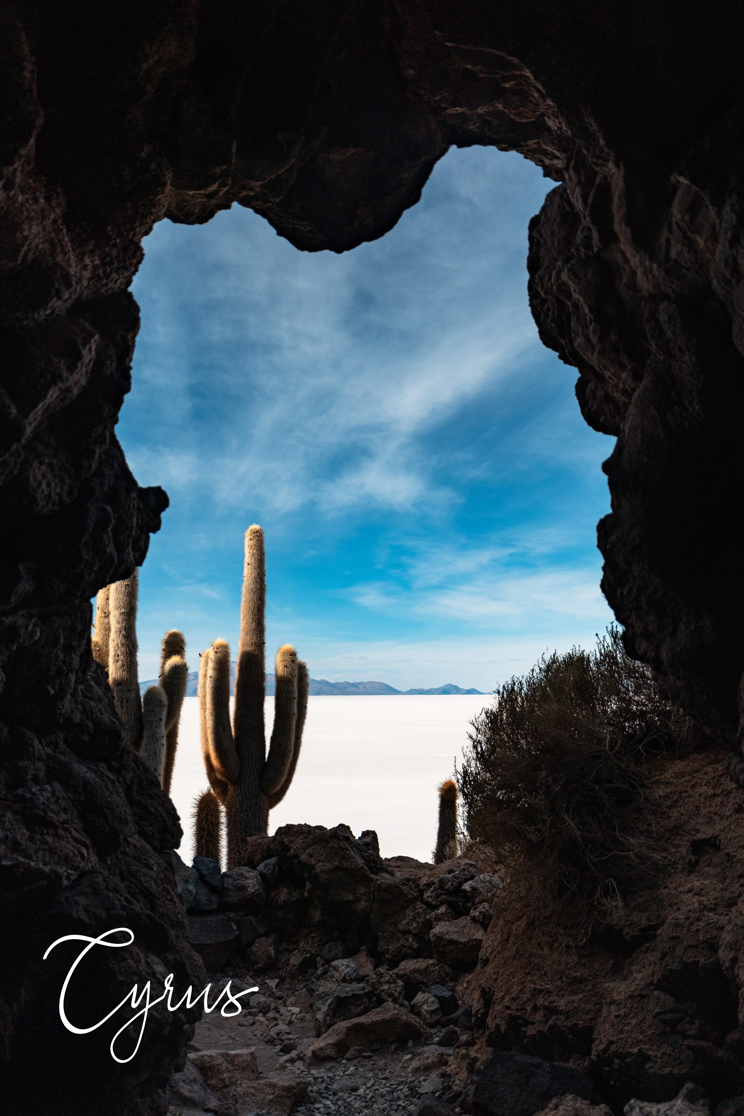 Window to the Salt Flats - Uyuni, Bolivia