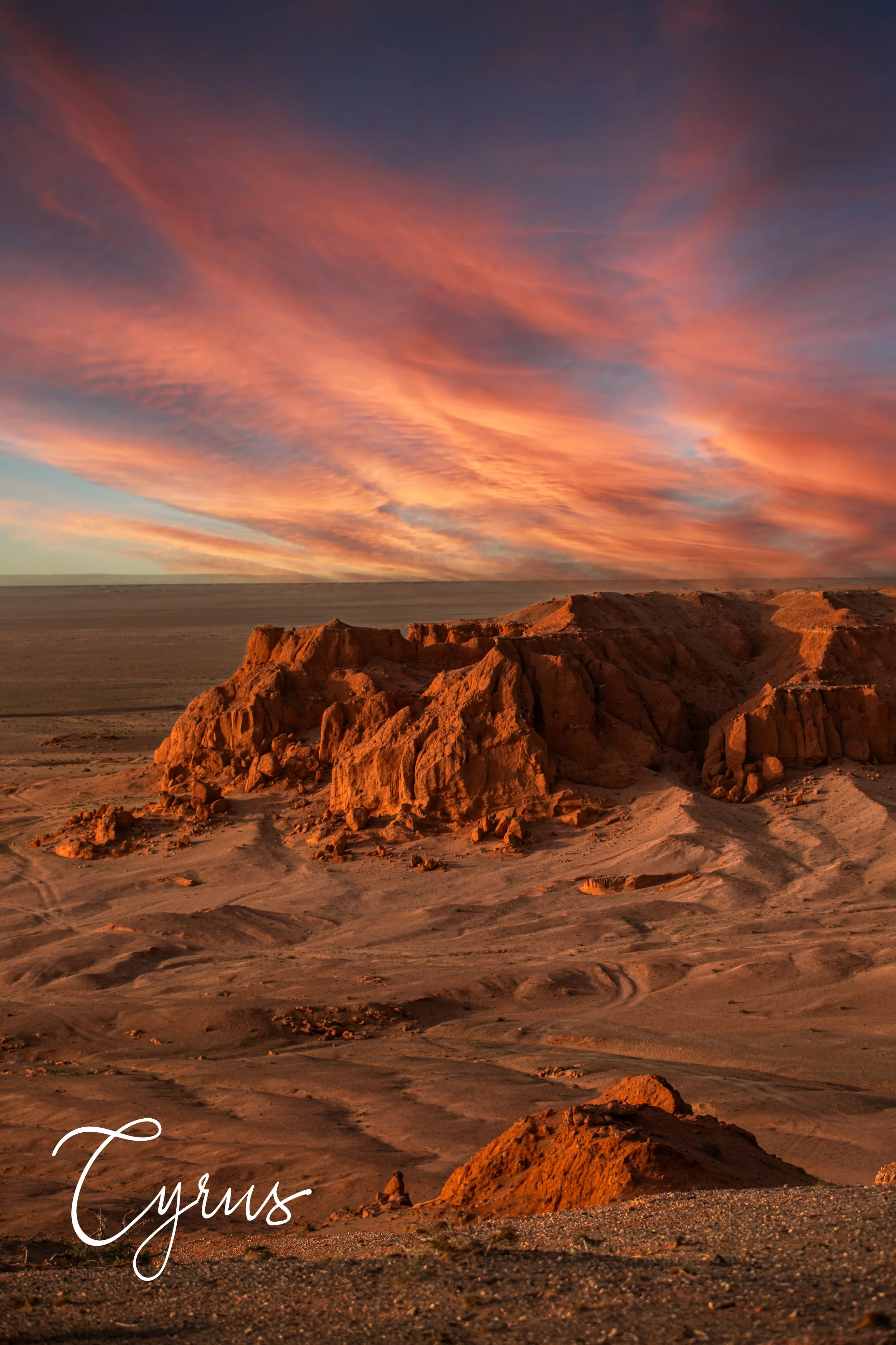 Flames Over the Dunes - Bulgan, Mongolia