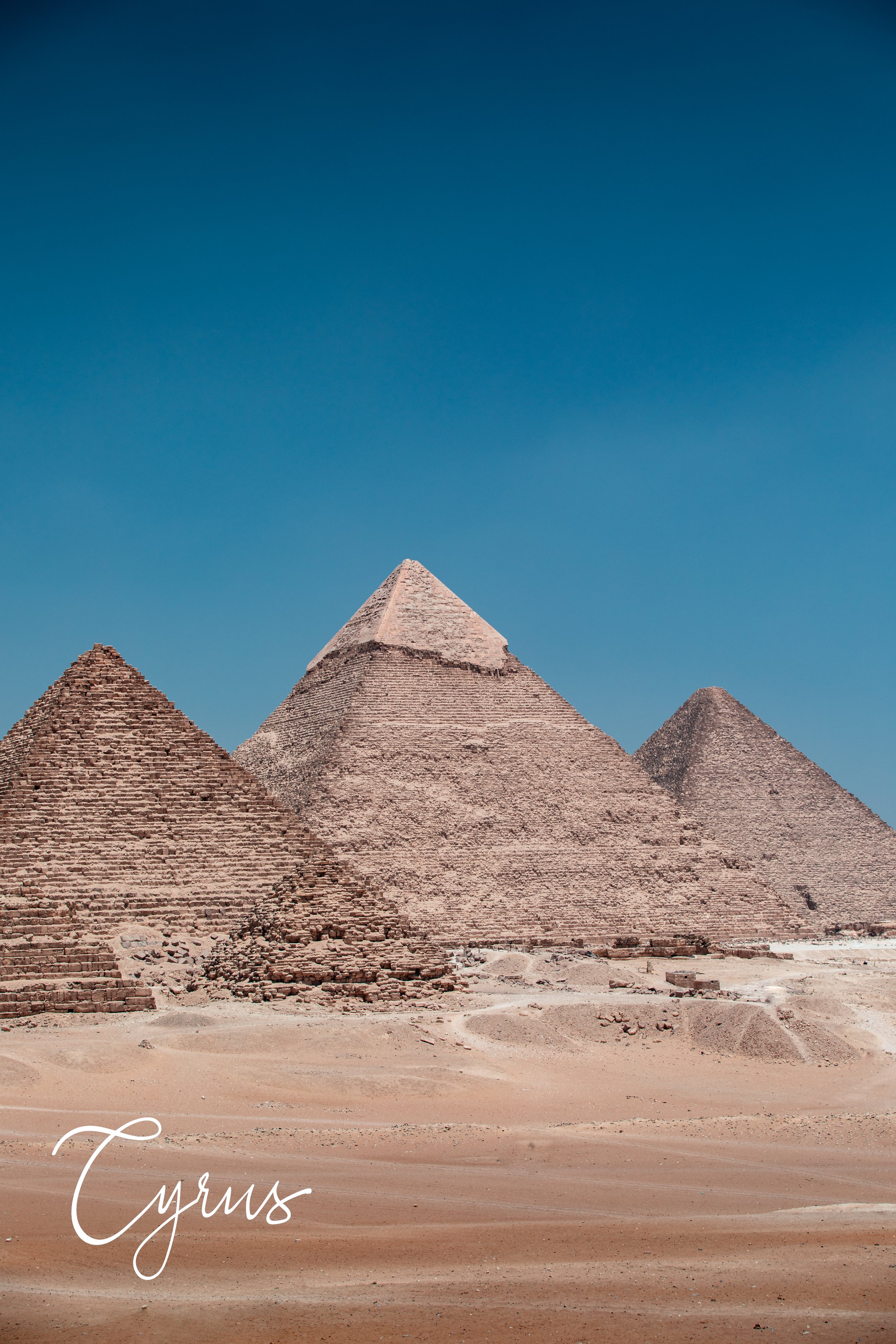 The Pyramids of Giza - Giza, Egypt