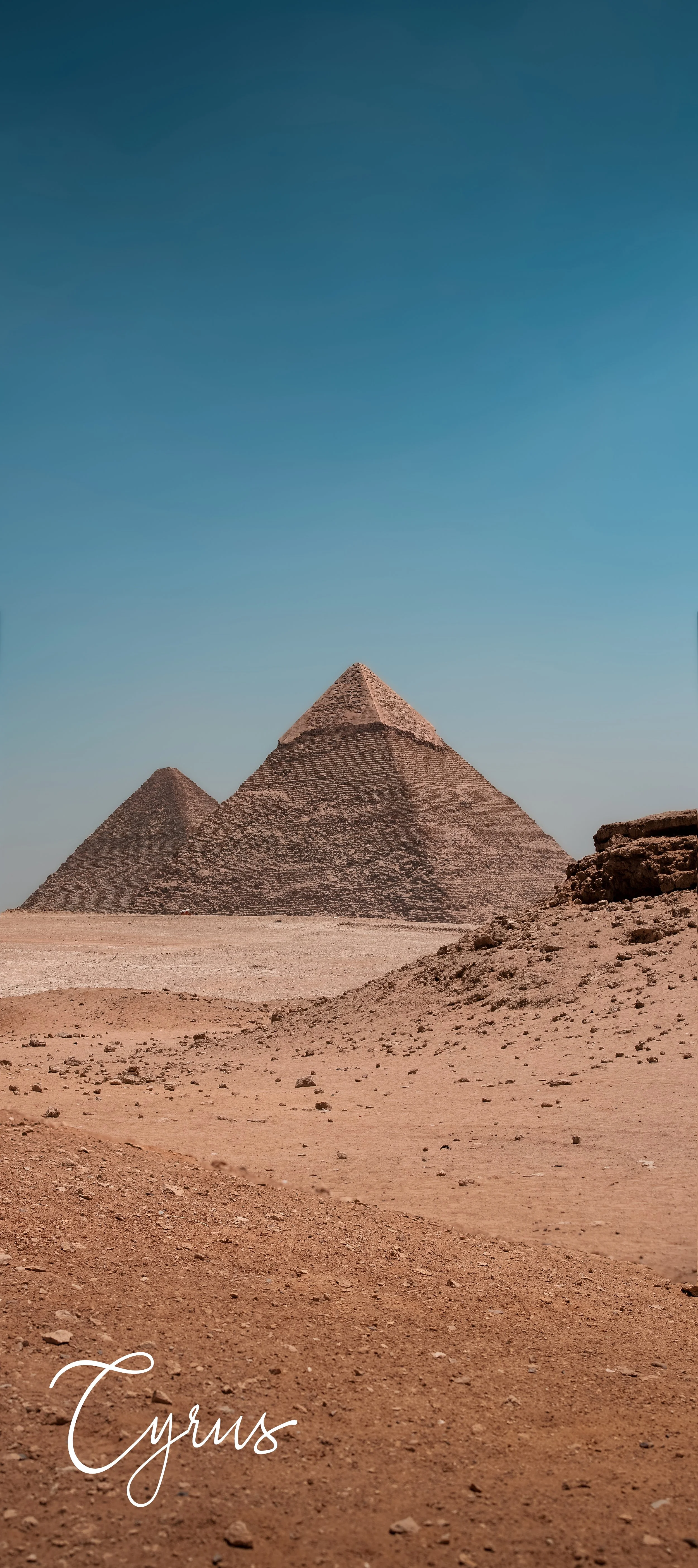 Pyramid Portrait - Giza, Egypt