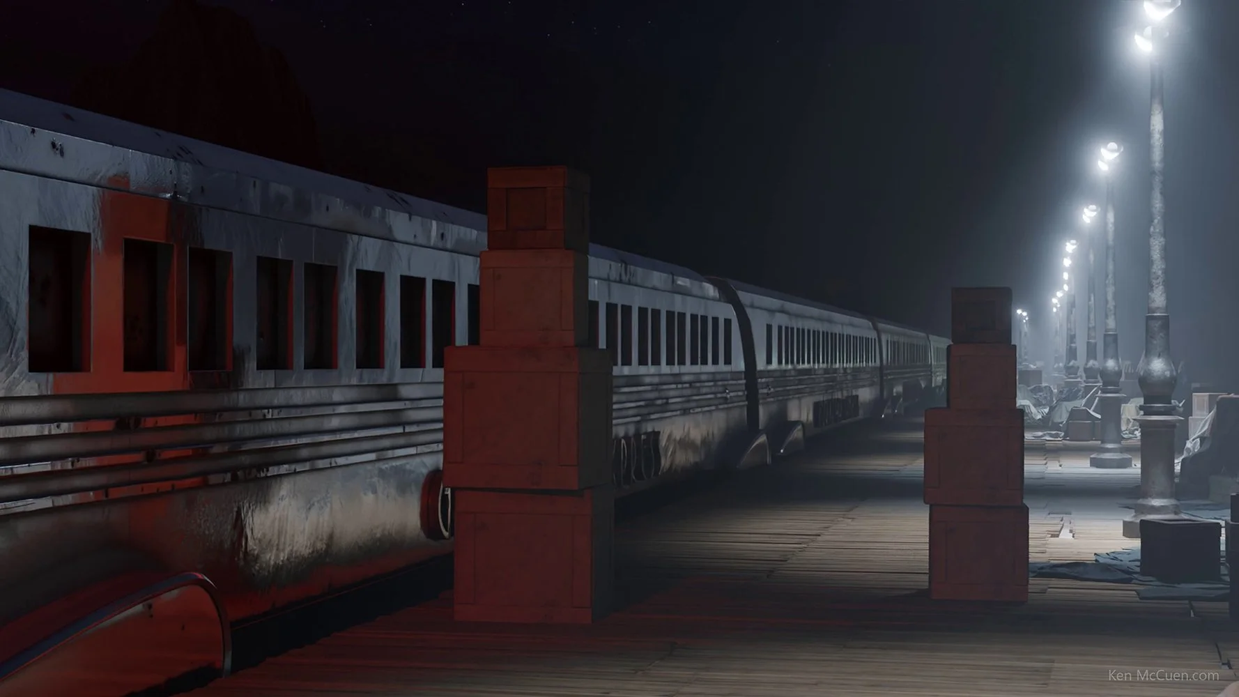 train platform environment