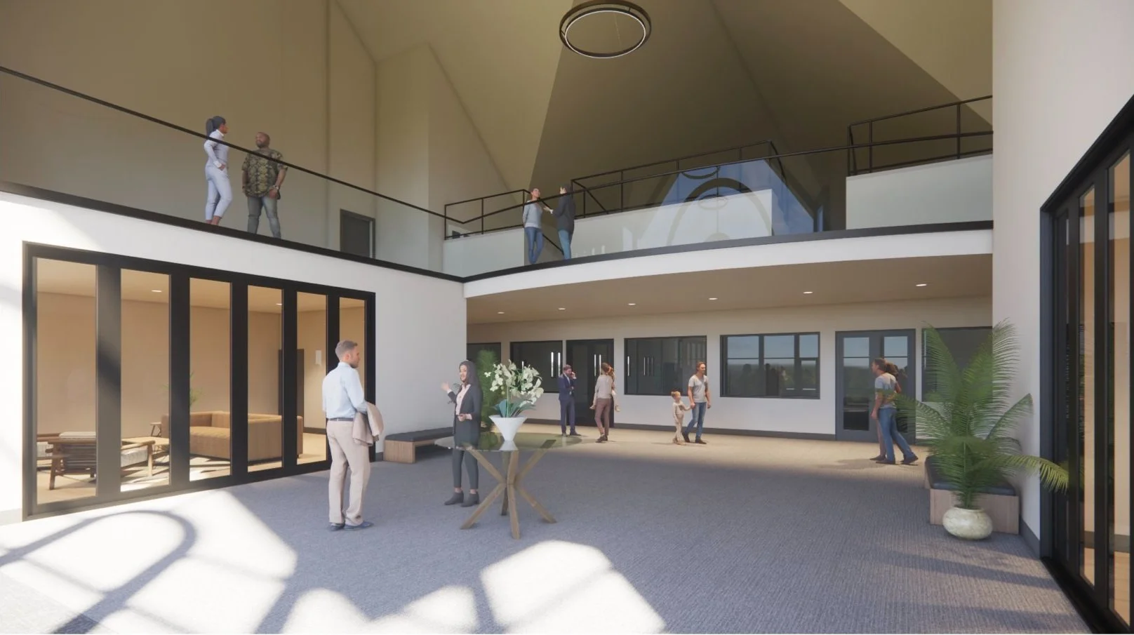 Chapel Lobby looking in