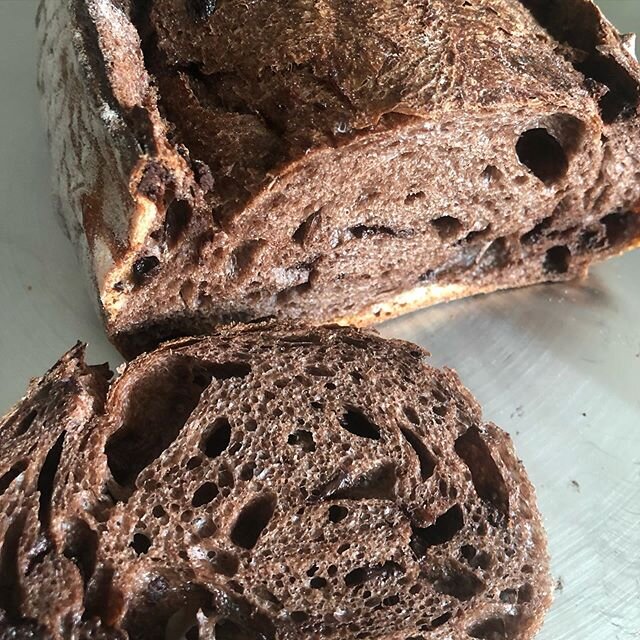 #PAGNOTTACIOCCOLATOSA 
Golosit&agrave; composta da: farina tipo 1, cacao amaro, lievito madre con lunga lievitazione, e dulcis in fundo: pepite di cioccolato 🍫 
#nofilterneeded #panedolcealcioccolato #ilfornodinereo #aldrighettilab #cavalcaselle #ca