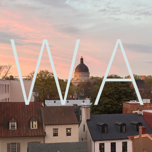 Waterfront Architect Logo and Annapolis skyline photograph by Carol Bandy © 2026 Waterfront Architect (DBA Rockfish Architects, LLC)