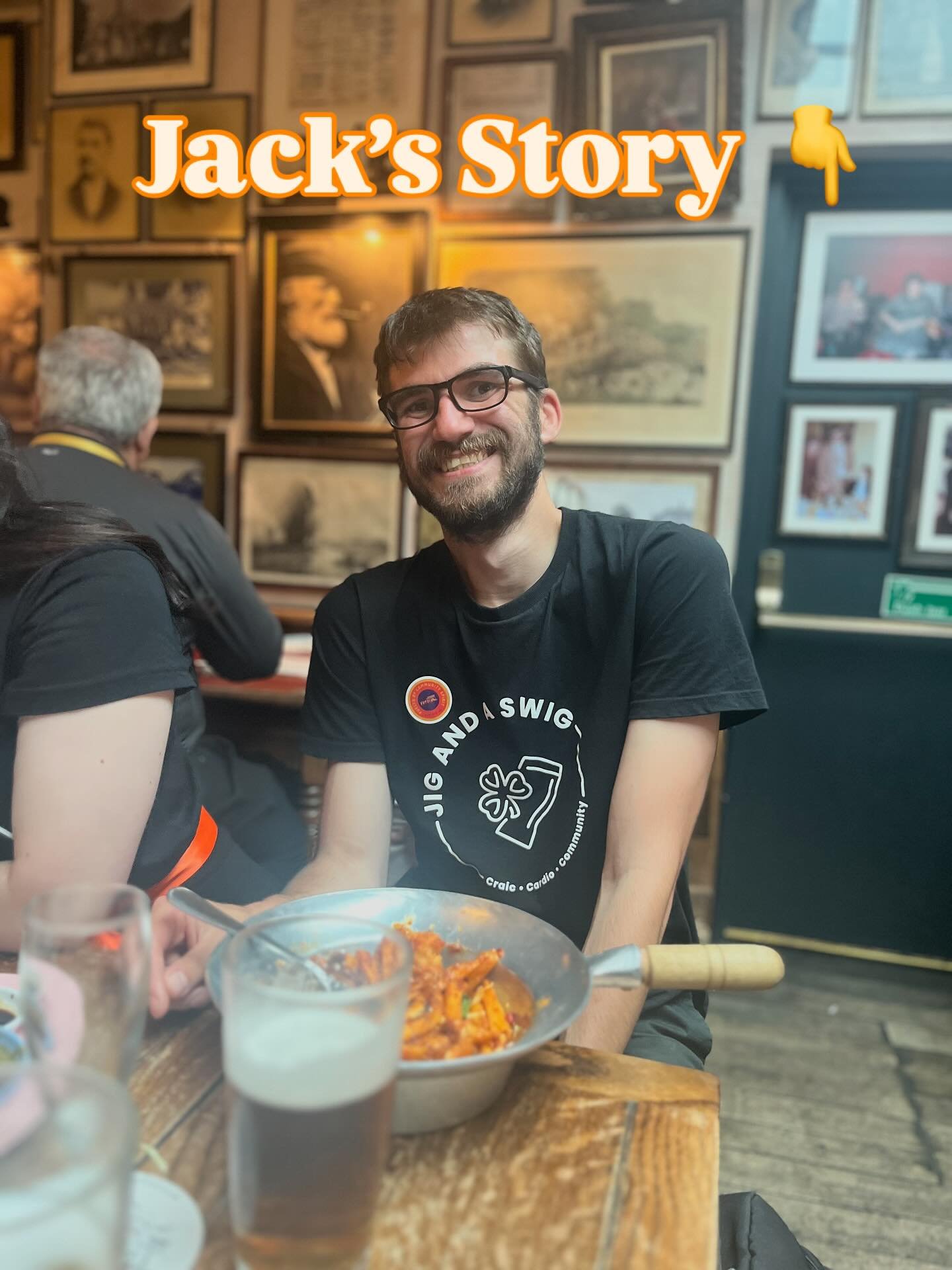 In January of this year, Jack walked into his first Jig and a Swig class at the Colombo Centre, Southbank.

He hadn&rsquo;t done any Irish dancing since his school days.

After an hour of learning from Lord of the Dance lead dancer @lucaslawts, I ask
