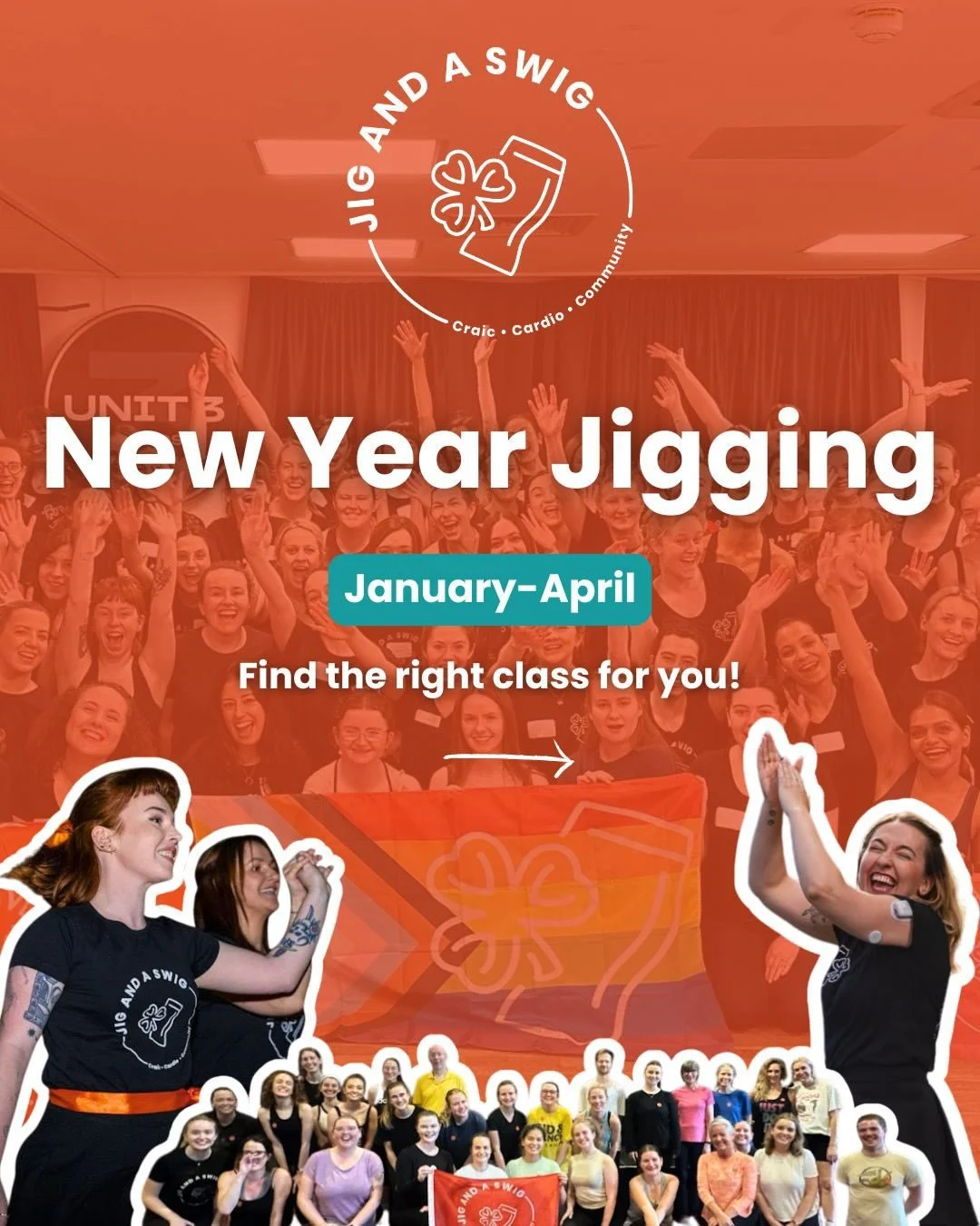 Fancy joining for a jig next year? We got a lil something for everyone 👯&zwj;♀️ 

🎟️ Booking opens 9am Friday 28th November

🔗 Link in bio for ✨ all ✨ the info on our different classes, passes, courses, FAQs and more. 

🎥 Each class description h