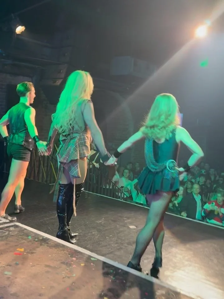 No two jigs are ever the same&hellip; 🕺🪩 

The MOST fun St Patrick&rsquo;s late night jig with @jonbersblonde at @heavenlgbtclub 🇮🇪 🏳️&zwj;🌈 🏳️&zwj;⚧️ 🪩 

If you want two lil jigging disco balls for your celebration, our DM&rsquo;s are open ?