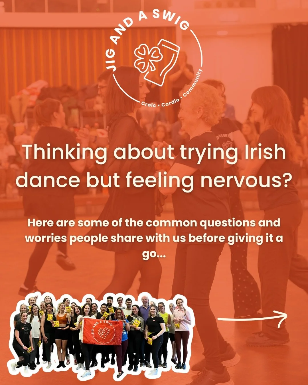 Hello 2026! 👋 🧡 

If you&rsquo;ve thought about starting Irish dancing as your New Year&rsquo;s resolution - we&rsquo;ve got a lil summin for ya! 

Starting new things, going to new places and meeting new people IS scary! We&rsquo;re here to help t