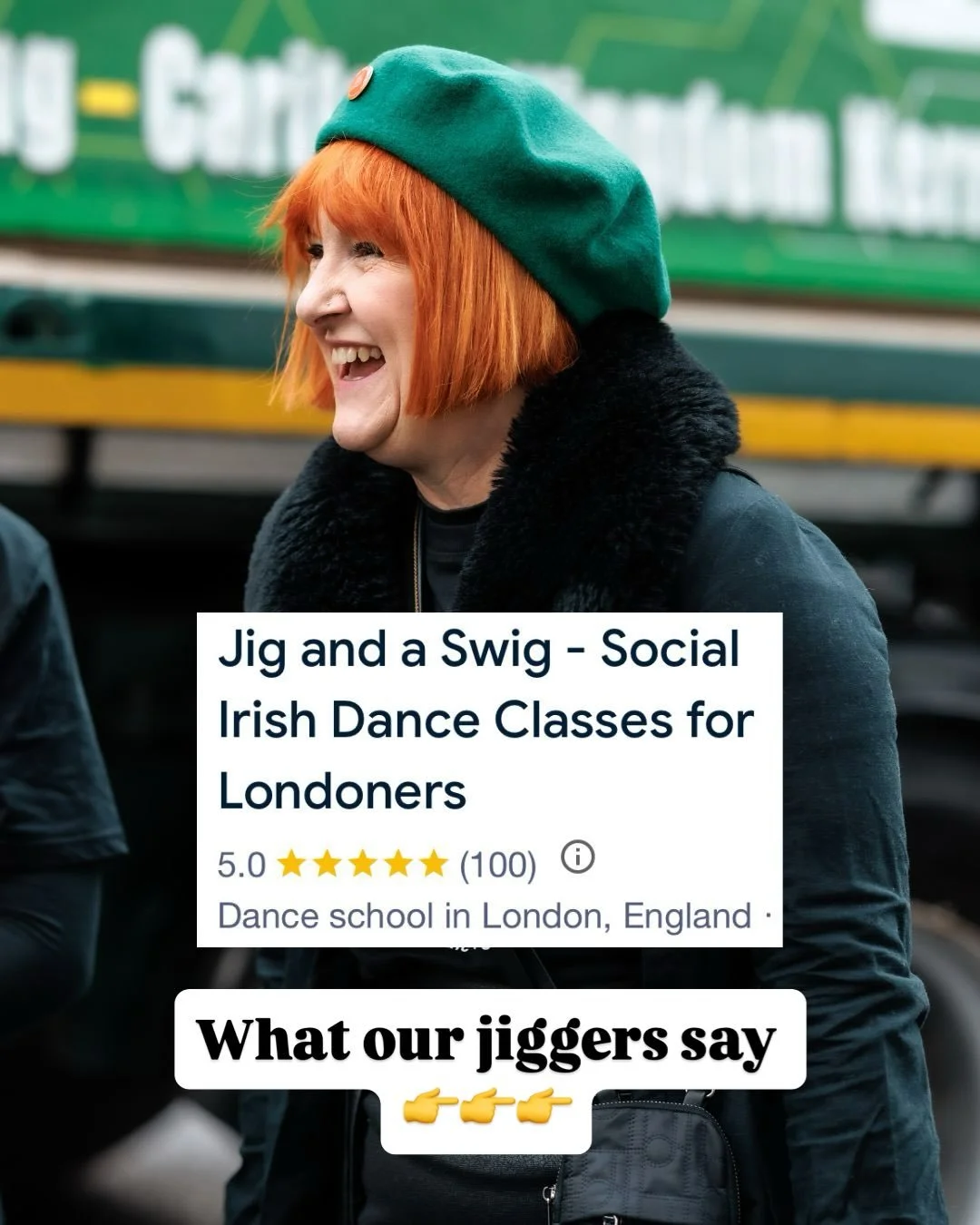 ONE HUNDRED 5 ⭐️ REVIEWS! 🎉 

Thank you to everyone has shared their experience of jigging with us. It helps more people to find us and take their first steps in Irish dancing as an adult ☘️ 🫶 

Here&rsquo;s a few cute testimonies from our absolute