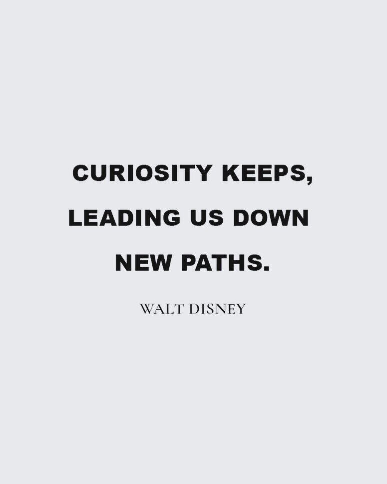 &rdquo;Curiosity keeps leading us down new paths&rdquo; ~ Walt Disney ~ 🙏🏽💛

In the heart of every love story lies a spark of curiosity - a desire to discover the depths of each other&rsquo;s souls. It&rsquo;s this curiosity that guides us, reveal