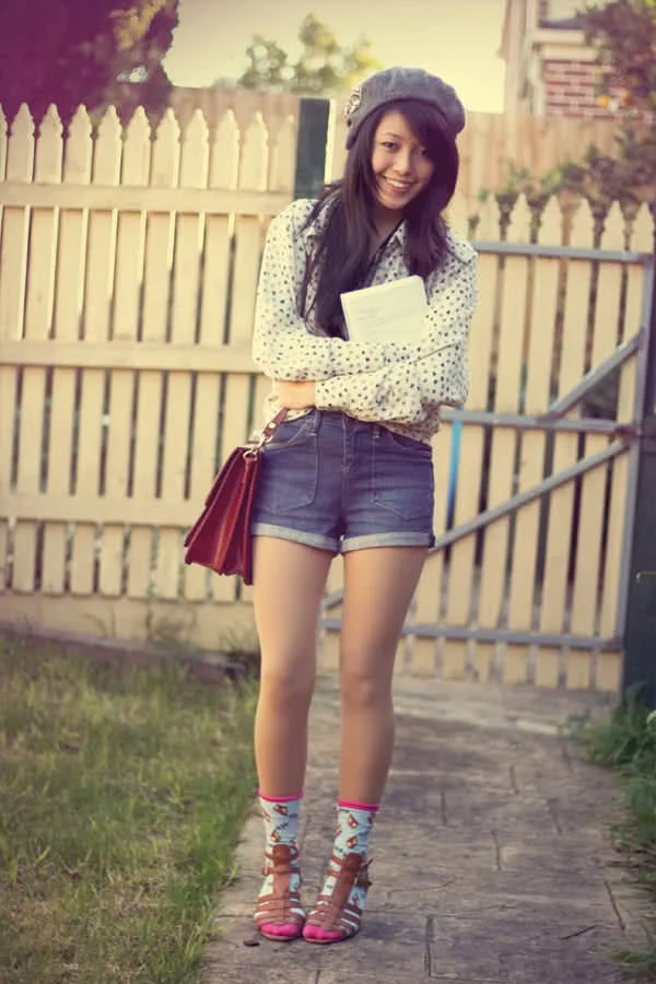 Vintage Flowers & Briefcase Bags