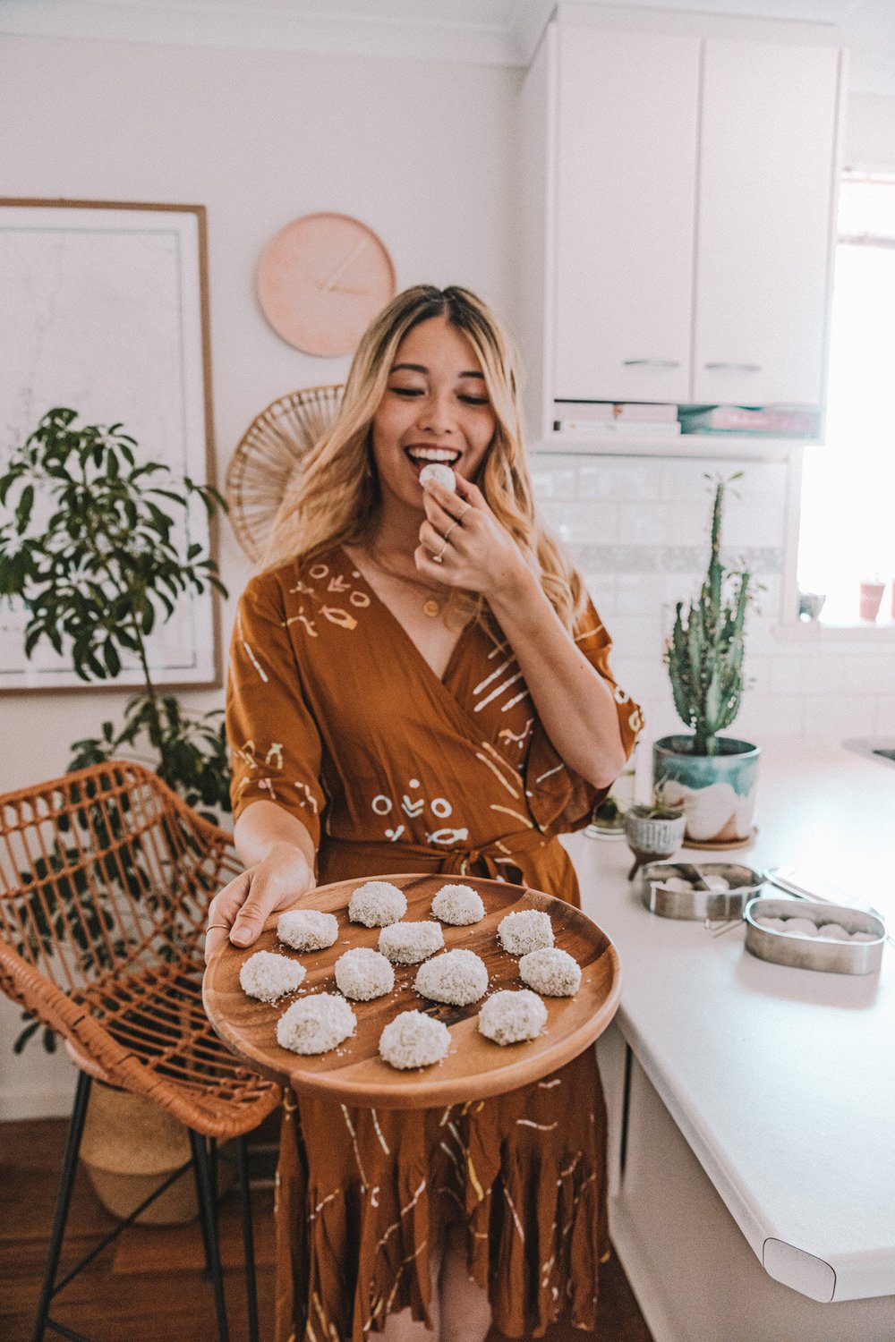 Simple Easy Pandan Mochi Recipe Connie And Luna