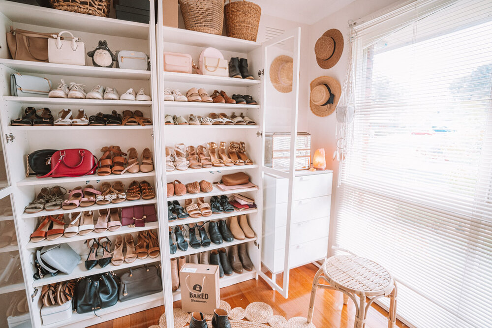 How To Organise Your Shoe Collection, Ikea Billy Bookcase Used For Shoes