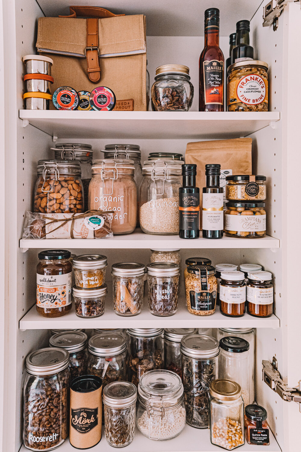 How To Store Mason Jars Pantry Organisation Ideas & Tips: Plastic-Free, Glass Jars — CONNIE AND LUNA