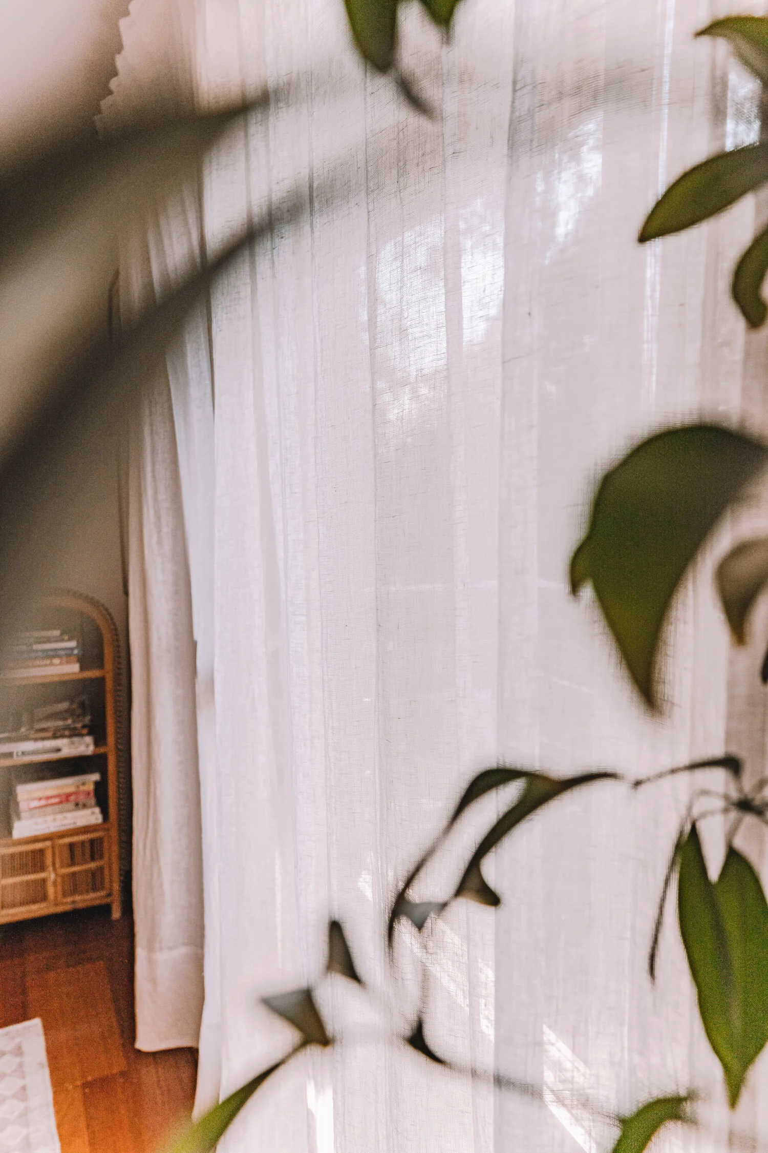 How To Install Hang Sheer Linen Curtains At Home Diy Connie And Luna