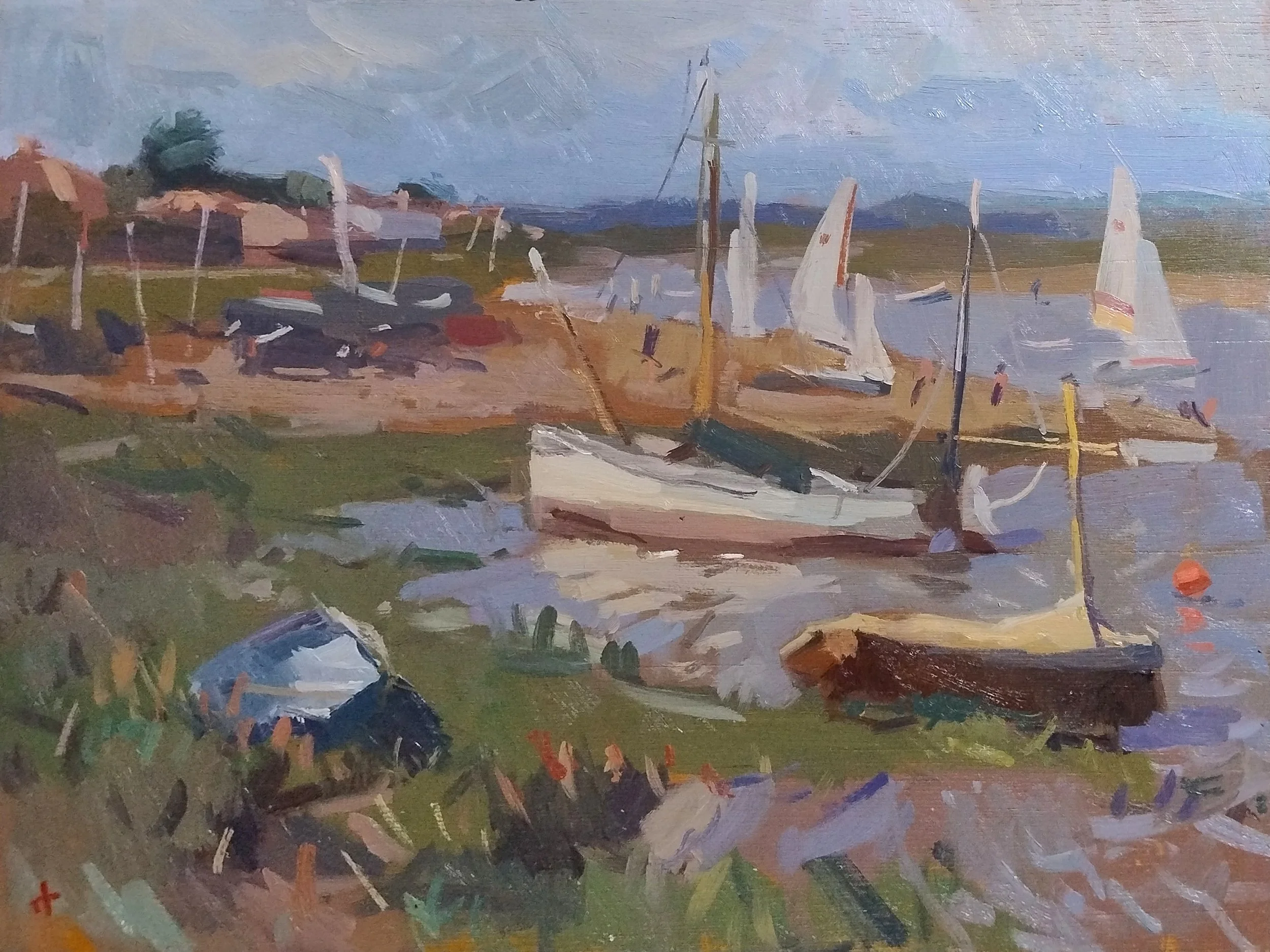 Blakeney Regatta
Oil on canvas
45 cm x 30 cm 