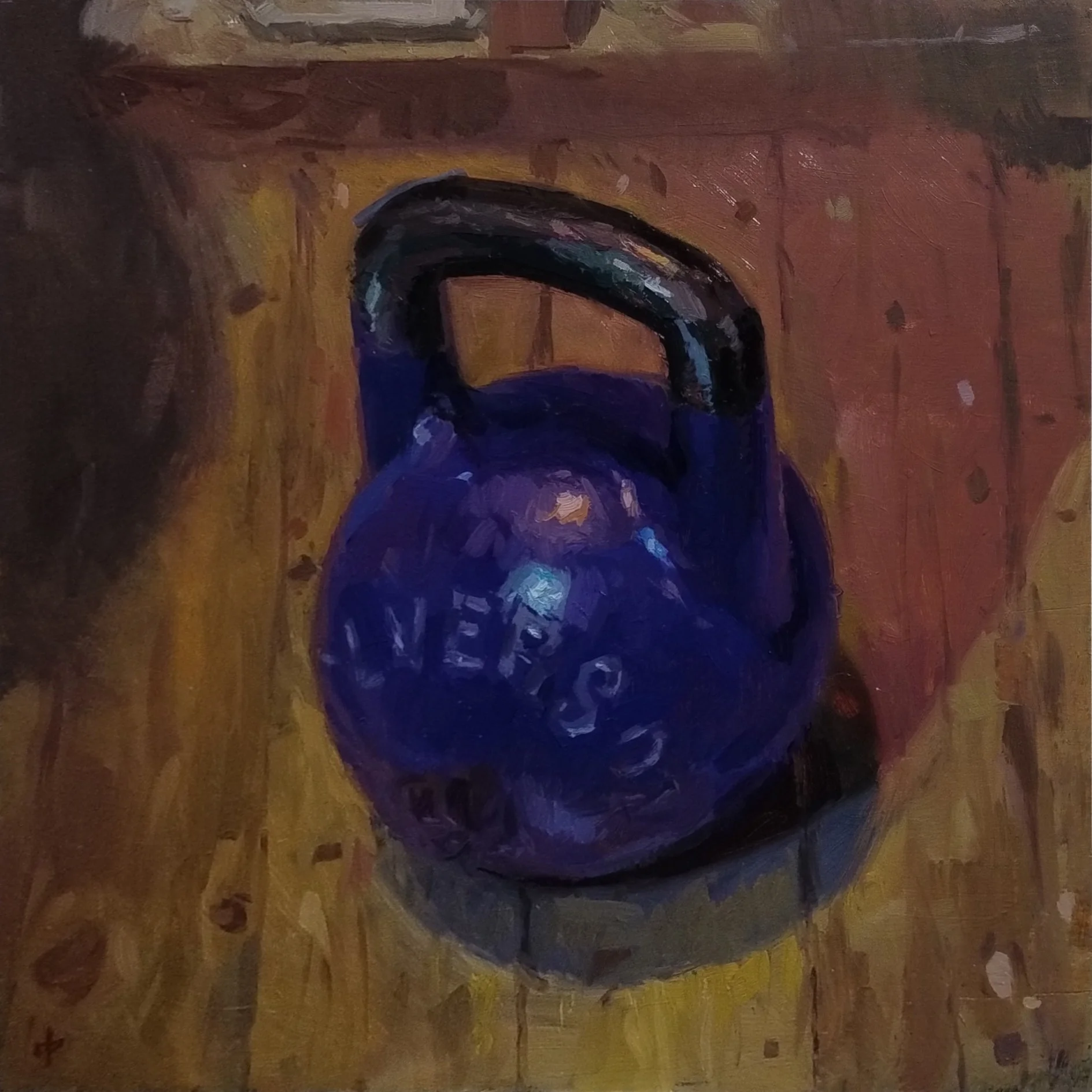 Weight For It
Oil on canvas
